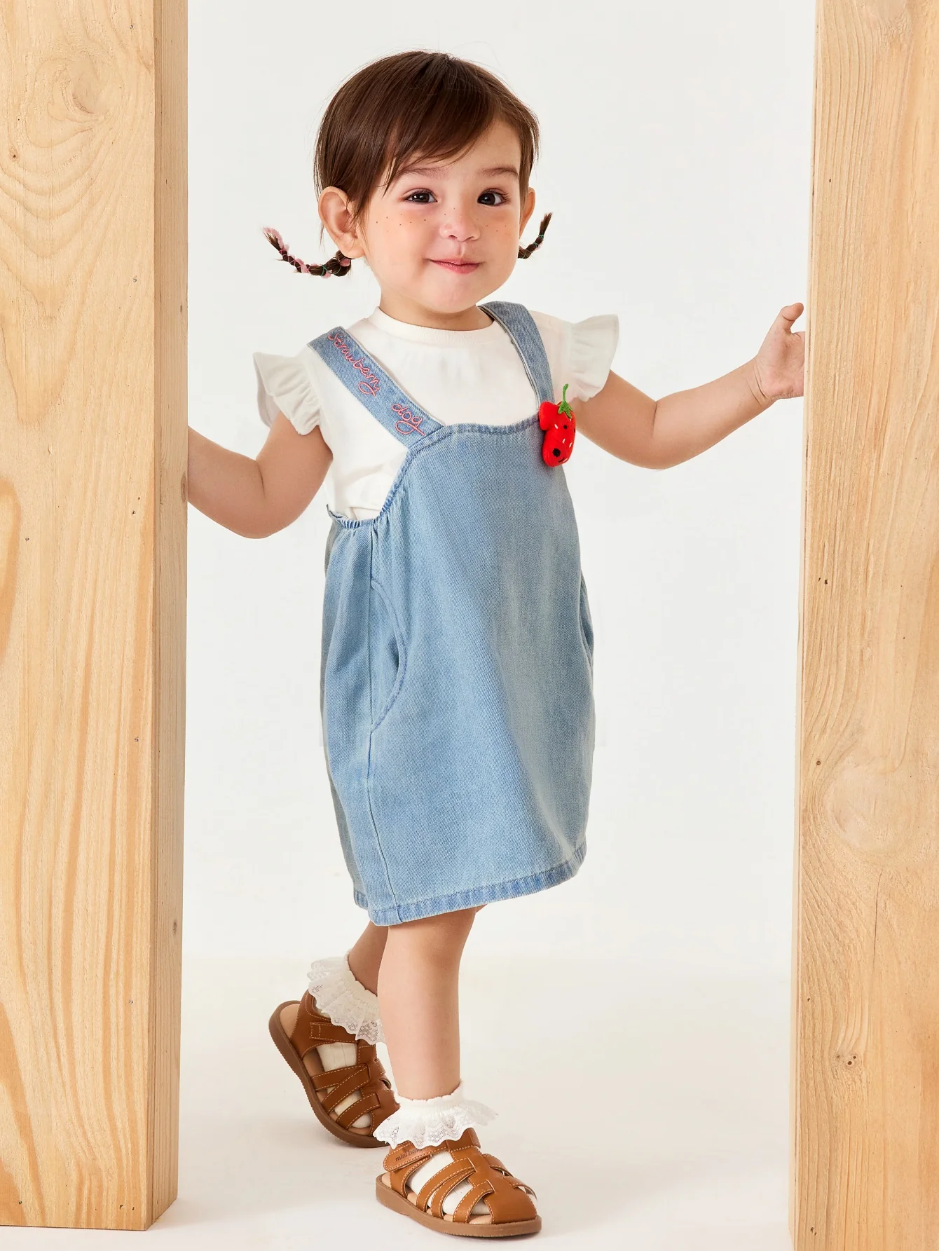 minibala Baby Girl Short Sleeve T-Shirt Suit - Image 8