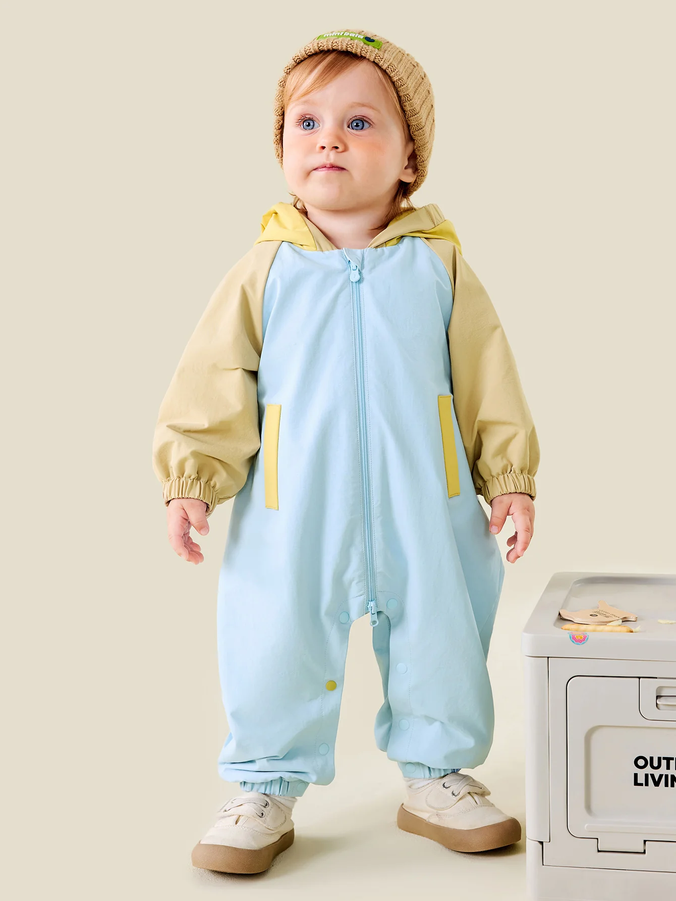 Minibala Baby Waterproof Windproof Jumpsuit - Image 13