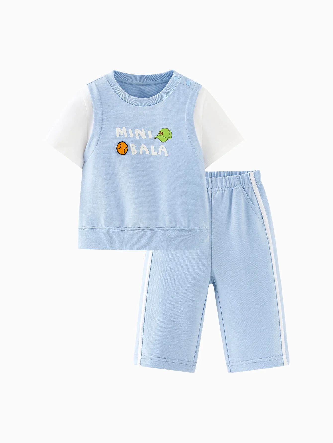 minibala Baby Unisex T-shirts suit - Image 12