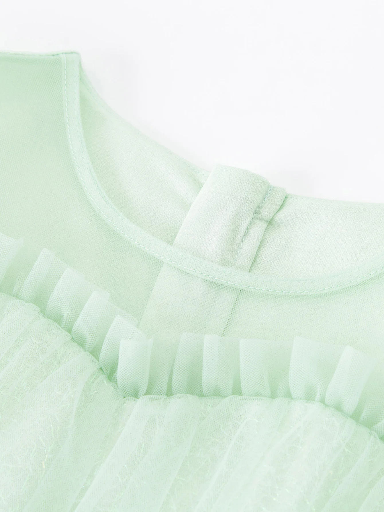 Girl Enchanted Forest Ruffle Hem Tulle Dress - Image 4