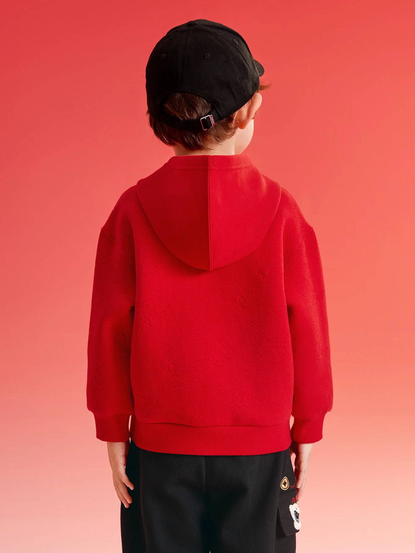 balabala 2025 spring new boys toddler hooded sweatshirt - Image 3