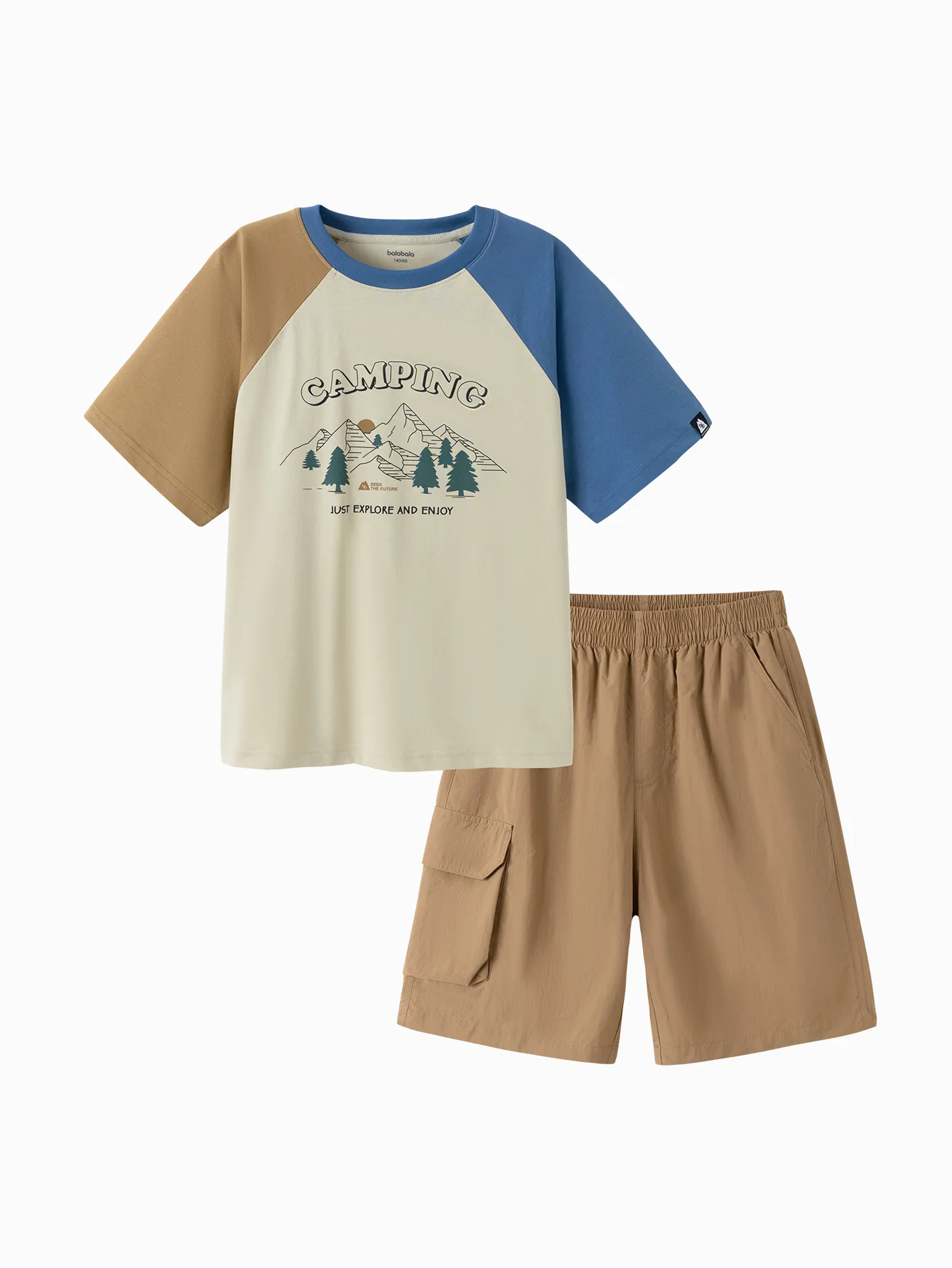 Toddler Boy Knit Short Sleeve Suit - Image 7