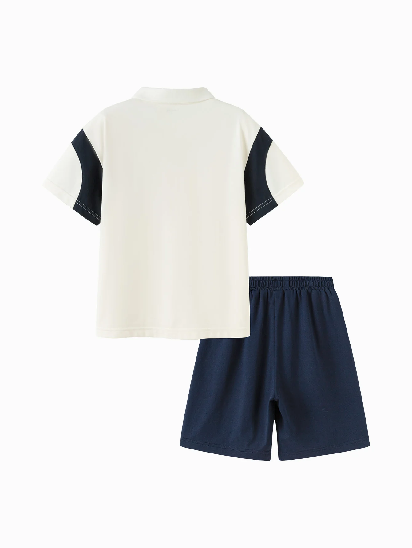 Toddler Boy Knit Short Sleeve Suit - Image 10