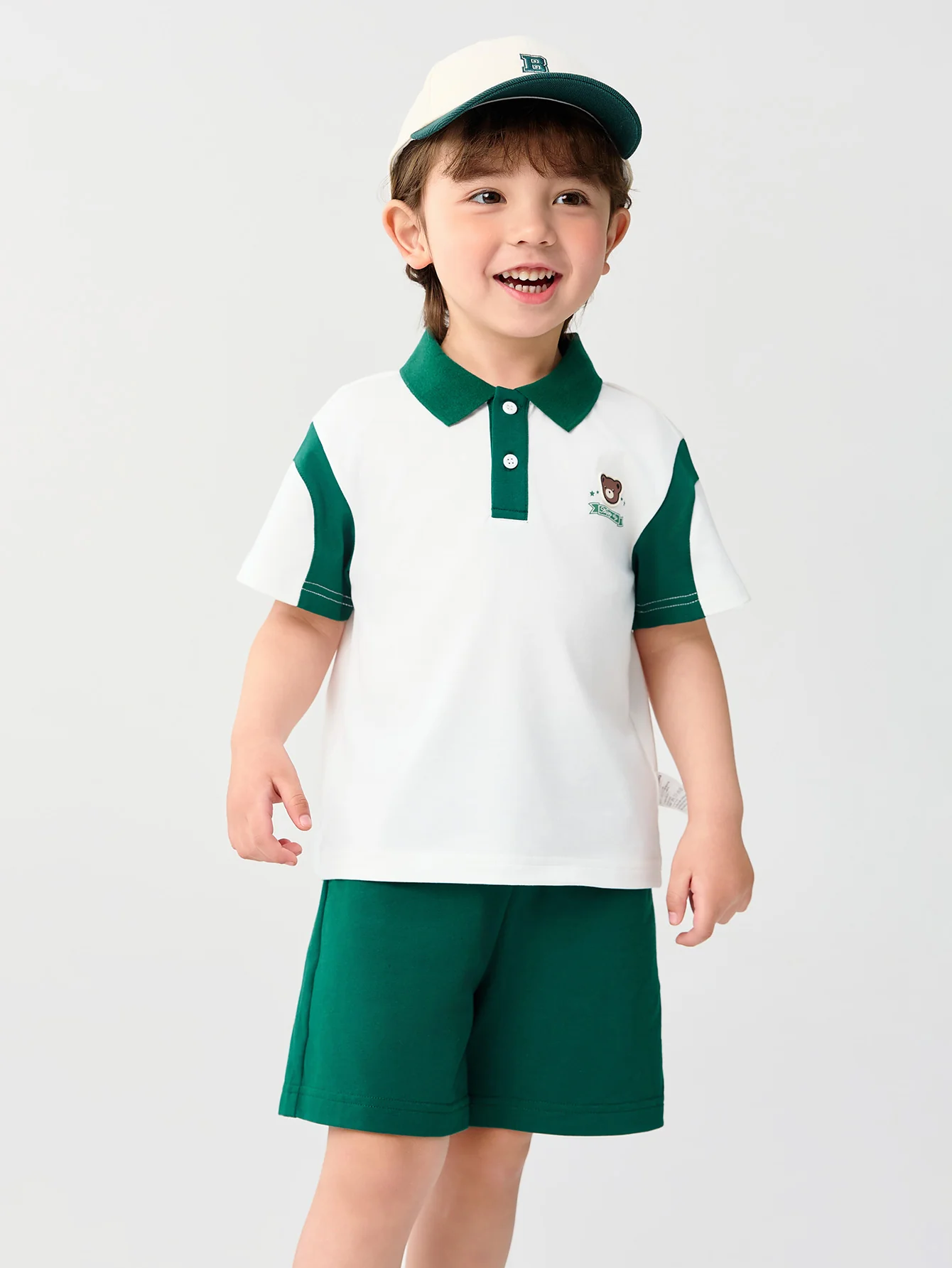 Toddler Boy Knit Short Sleeve Suit - Image 15
