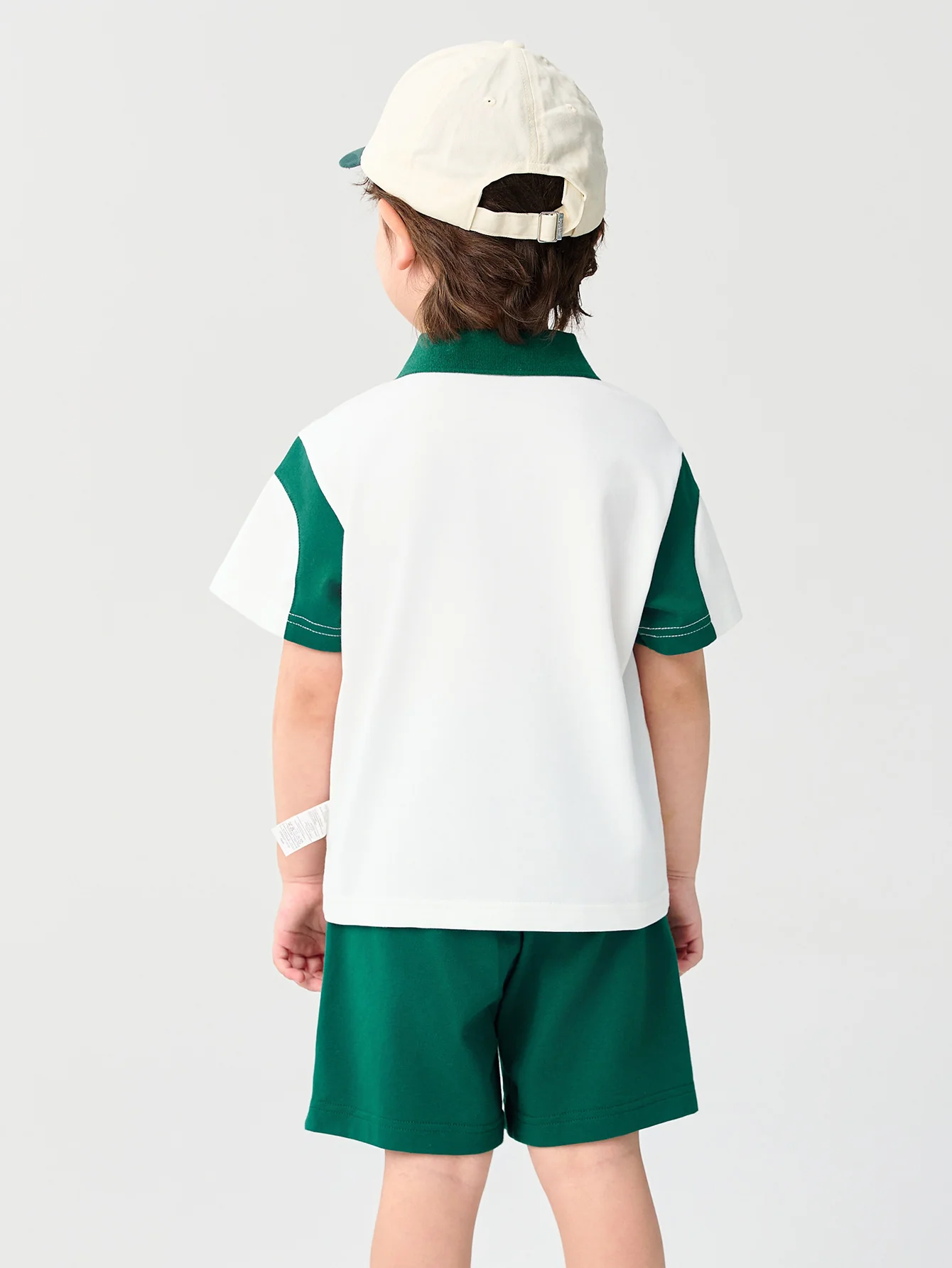 Toddler Boy Knit Short Sleeve Suit - Image 17