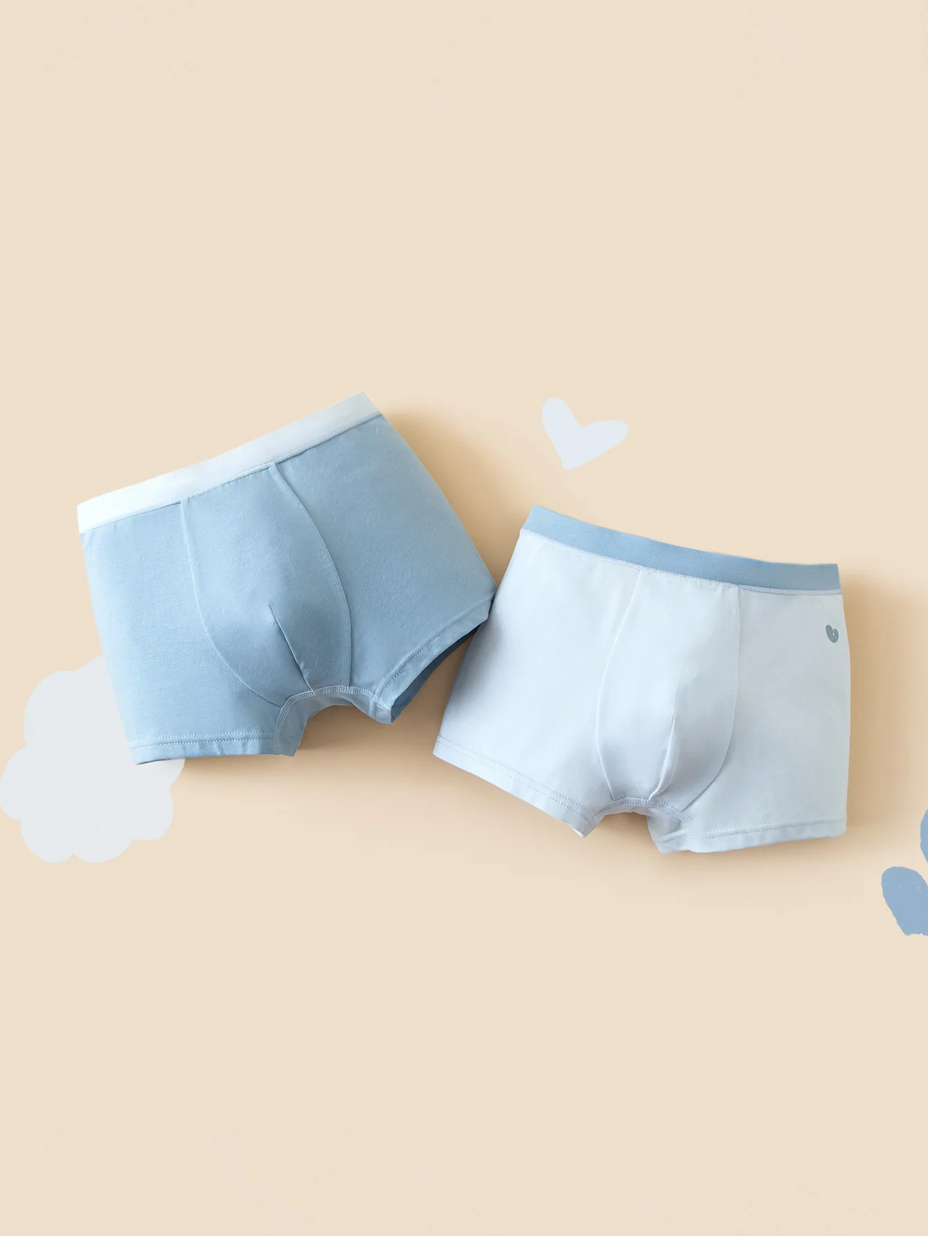 minibala Toddler Boy Skin-friendly, quick-drying, breathable, and non-deformable boxer briefs