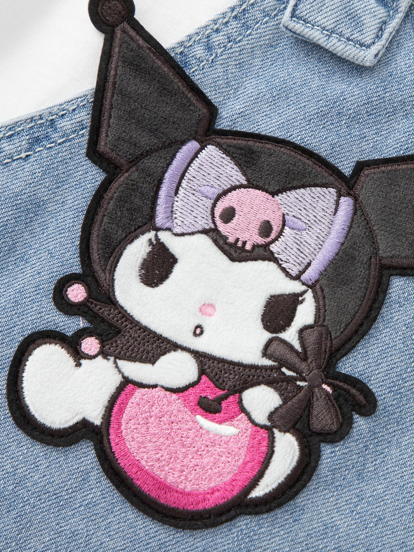 [ IP-Sanrio ] balabala Toddler Girl Denim Dress - Image 9