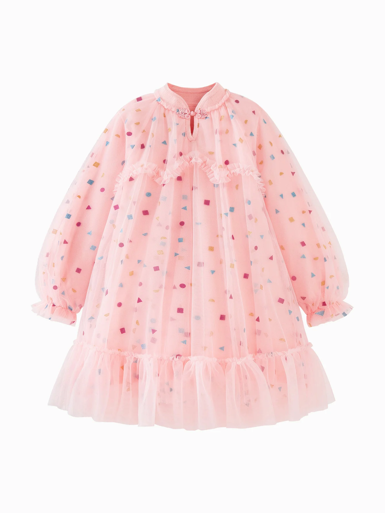 minibala Toddler Girl New Year Chinese Style Dress - Image 10