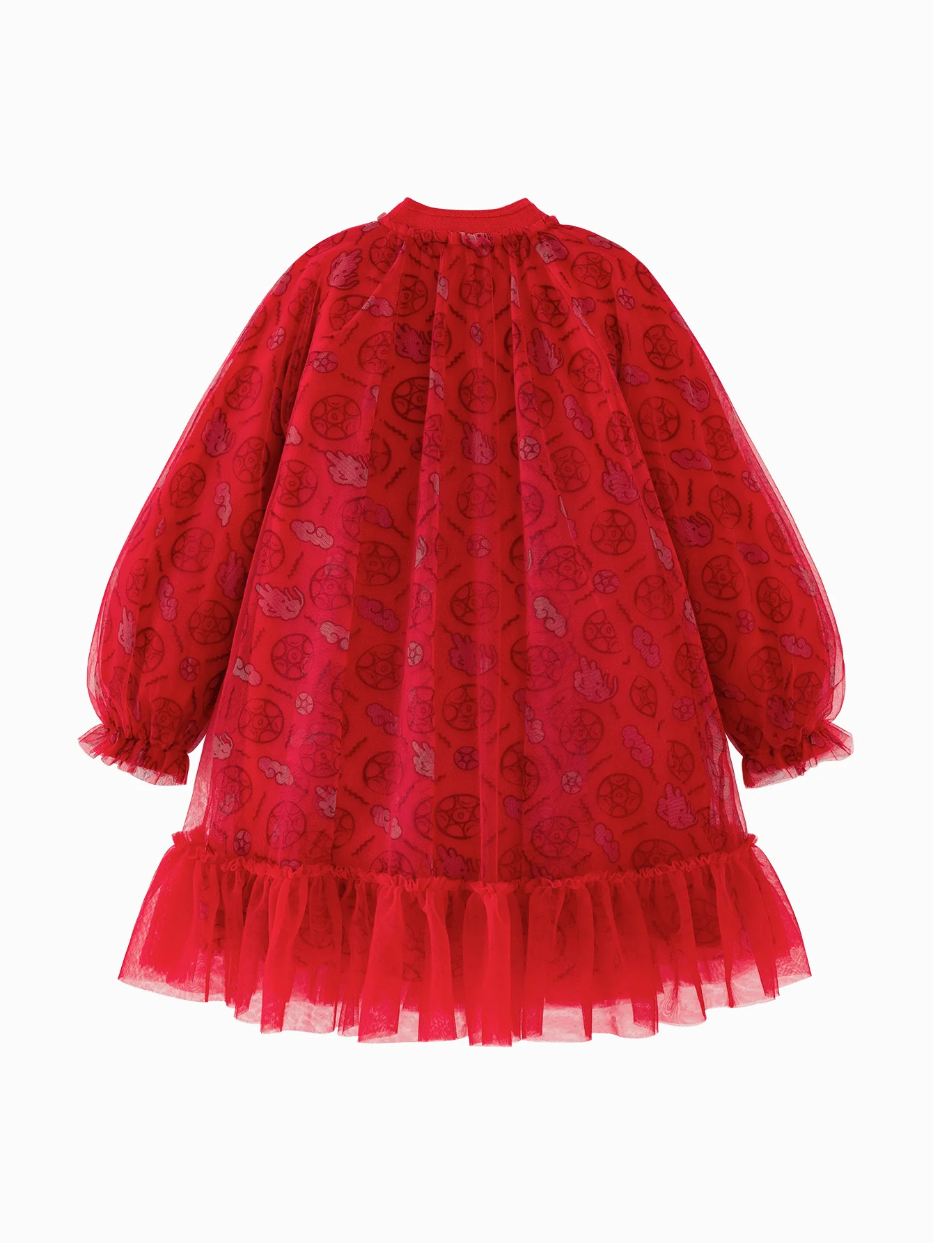 minibala Toddler Girl New Year Chinese Style Dress - Image 5