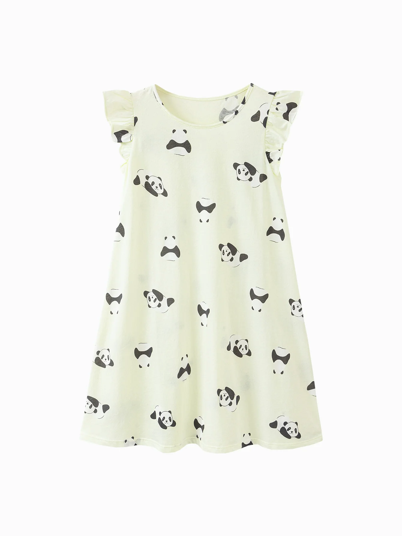 Toddler Girl Plant Core Soft Skin-friendly Non-stuffy Sweat Night Dress - Image 12