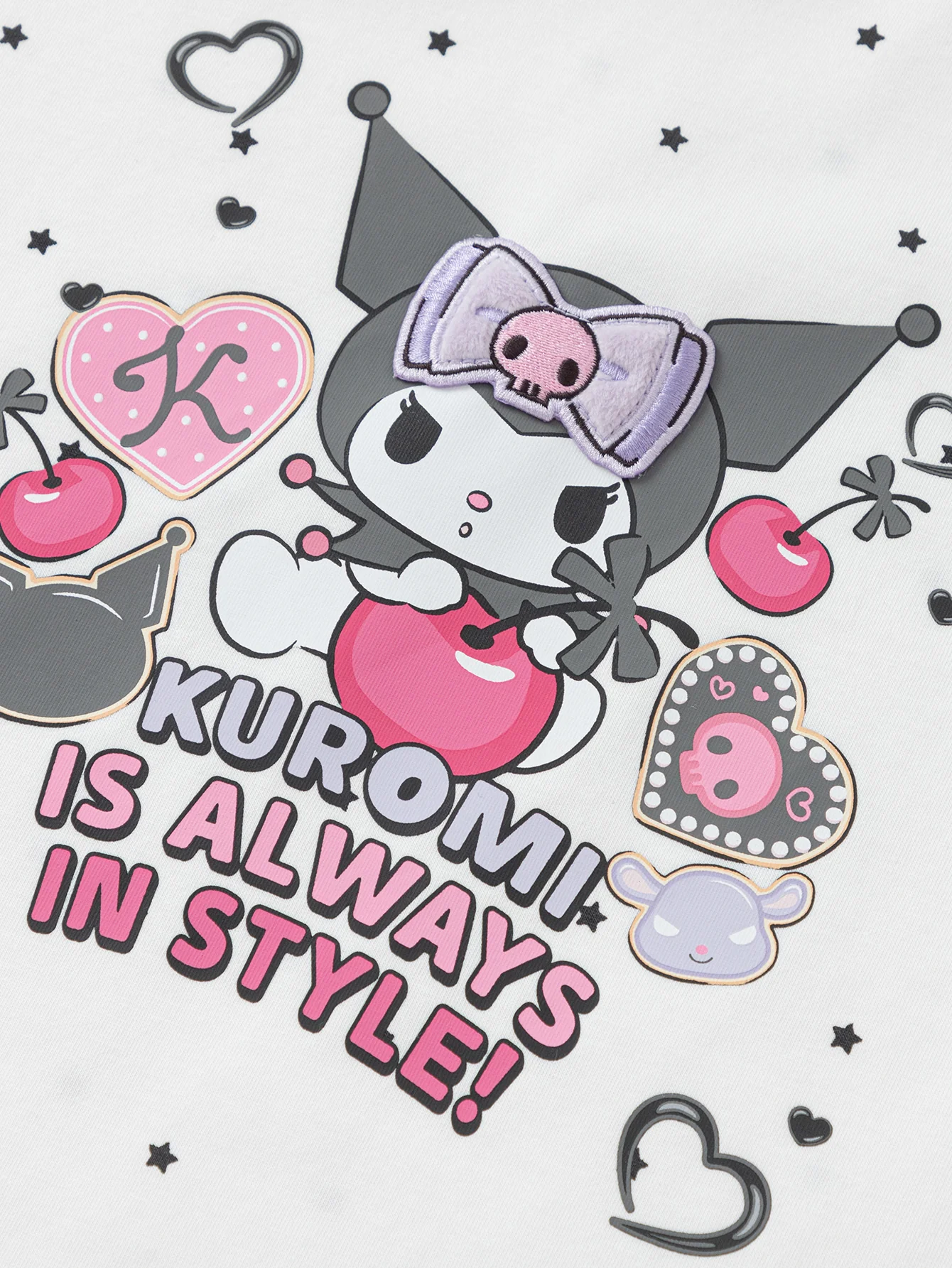 [ IP-Sanrio ] Toddler Girl Round V-Neck Short Sleeve T-Shirt - Image 23