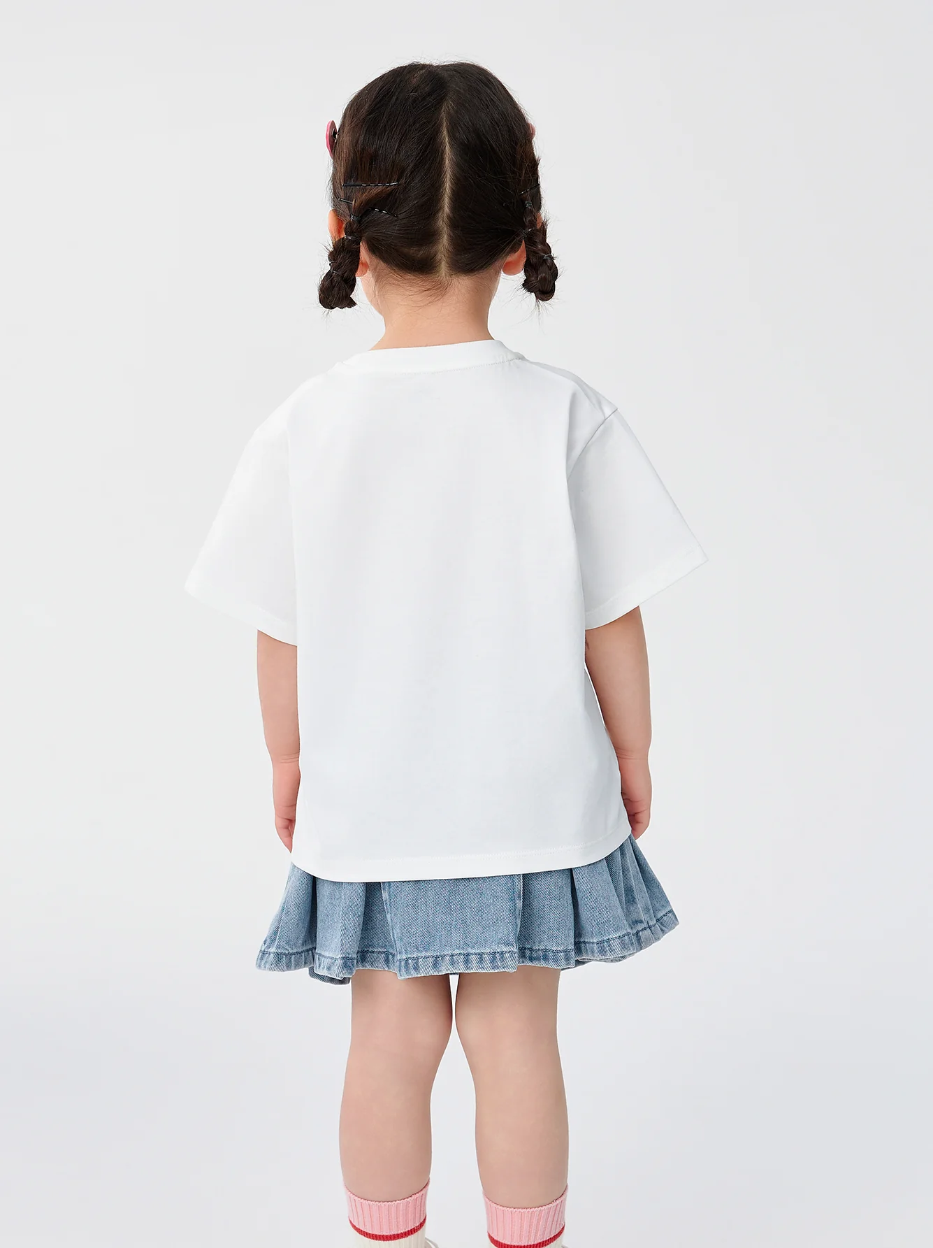 [ IP-Sanrio ] Toddler Girl Round V-Neck Short Sleeve T-Shirt - Image 46