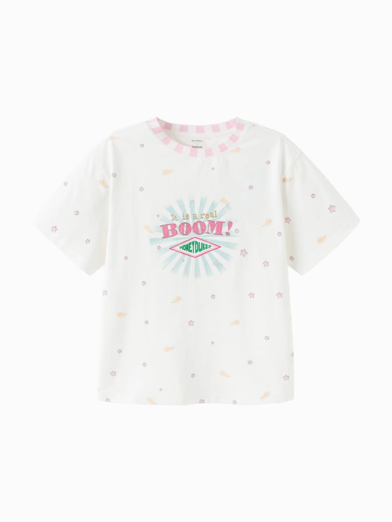 [ IP-Harry Potter ] Toddler Girl Round V-Neck Short Sleeve T-Shirt - Image 4