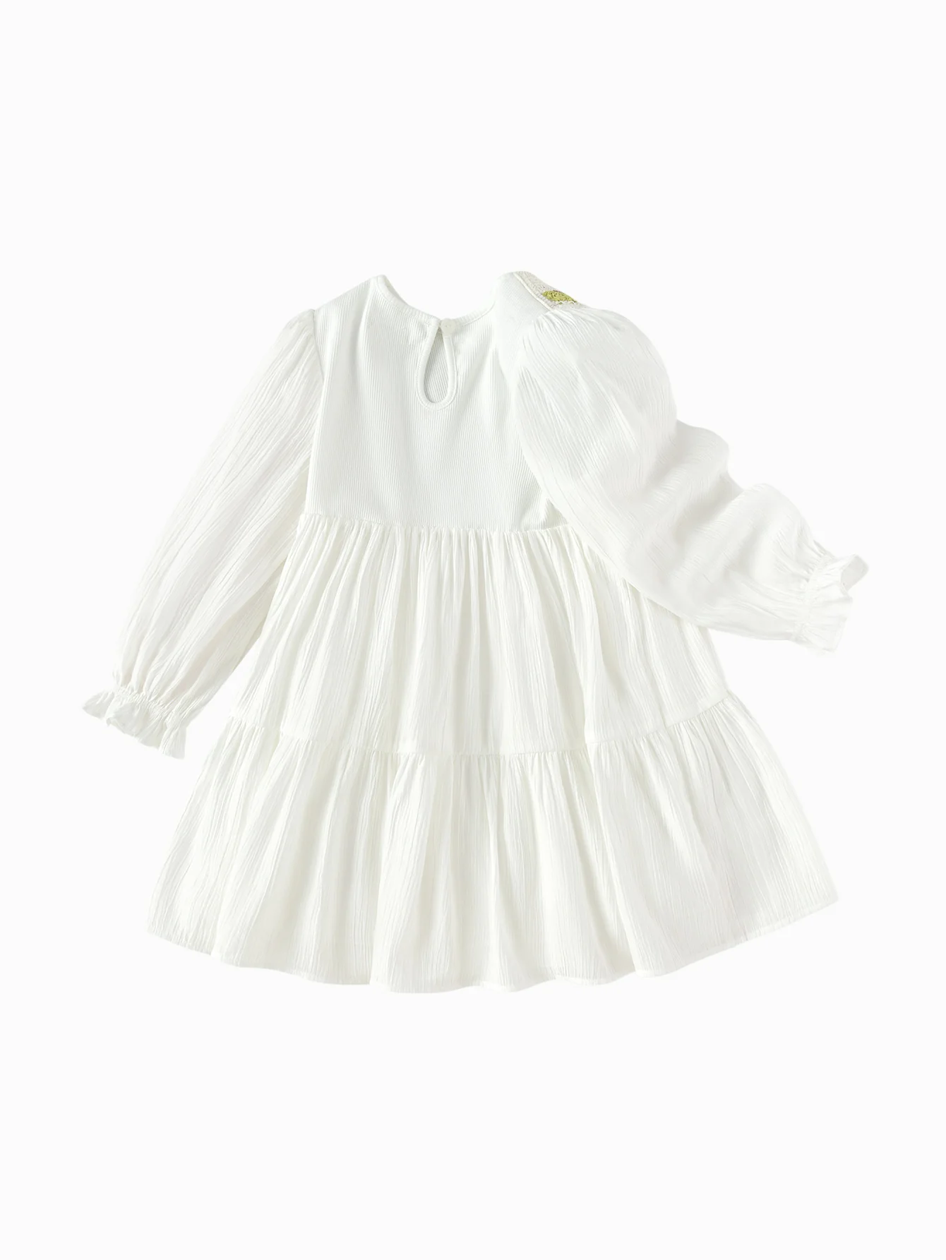 Balabala Children's Dress Toddler Girls 2025 Spring New Arrival Fake Two-Piece Dress Literary - Image 4