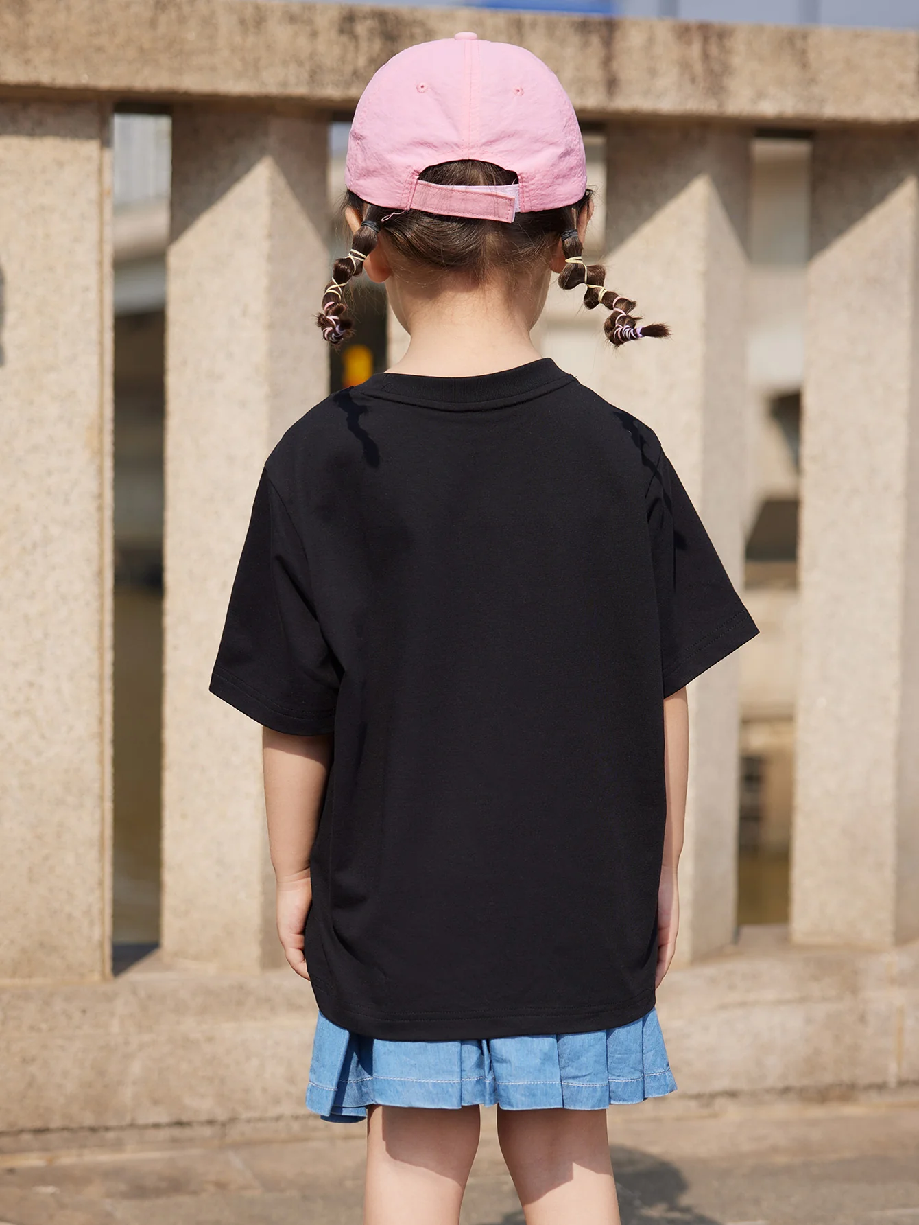 minibala Toddler Unisex Parent-child cool antibacterial light and cute short-sleeved T-shirt summer - Image 43
