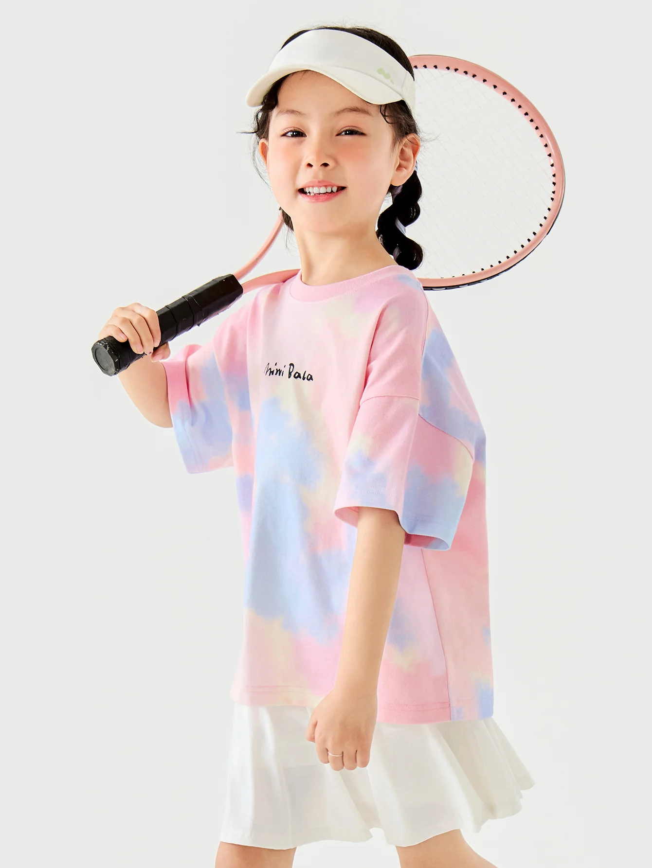 minibala Toddler Unisex Breathable and non-deformable tie-dye top summer - Image 8