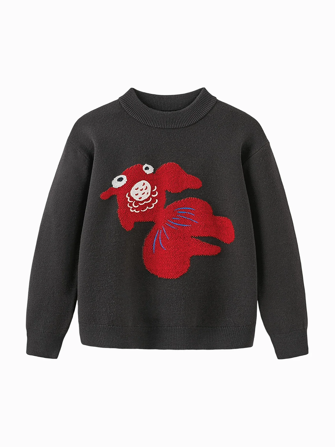 minibala Toddler Unisex Parent-child New Year's greetings clothes skin-friendly sweater - Image 4