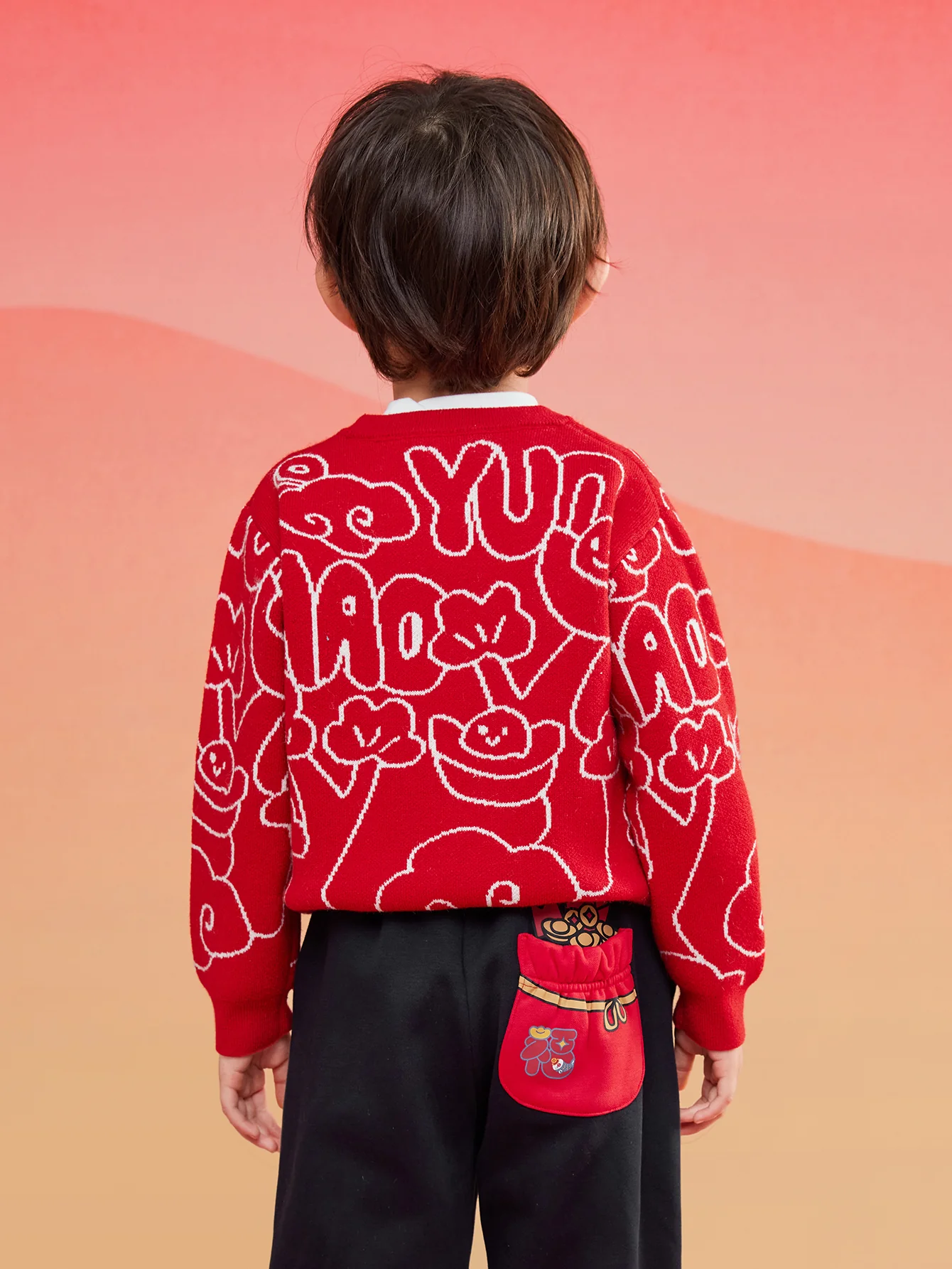 Balabala Children Sweater Turtleneck Sweater Autumn And Winter 2024 New Kid Loose Boy And Girl Knitwear - Image 14
