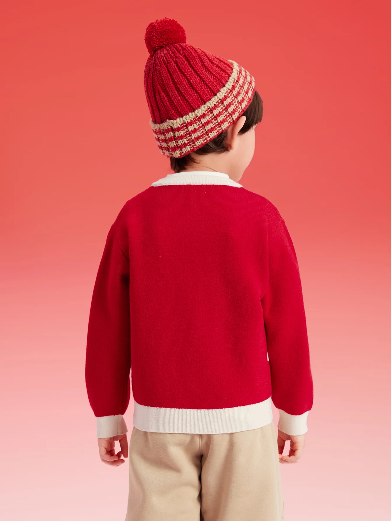 Balabala Children Sweater Turtleneck Sweater Autumn And Winter 2024 New Kid Loose Boy And Girl Knitwear - Image 2