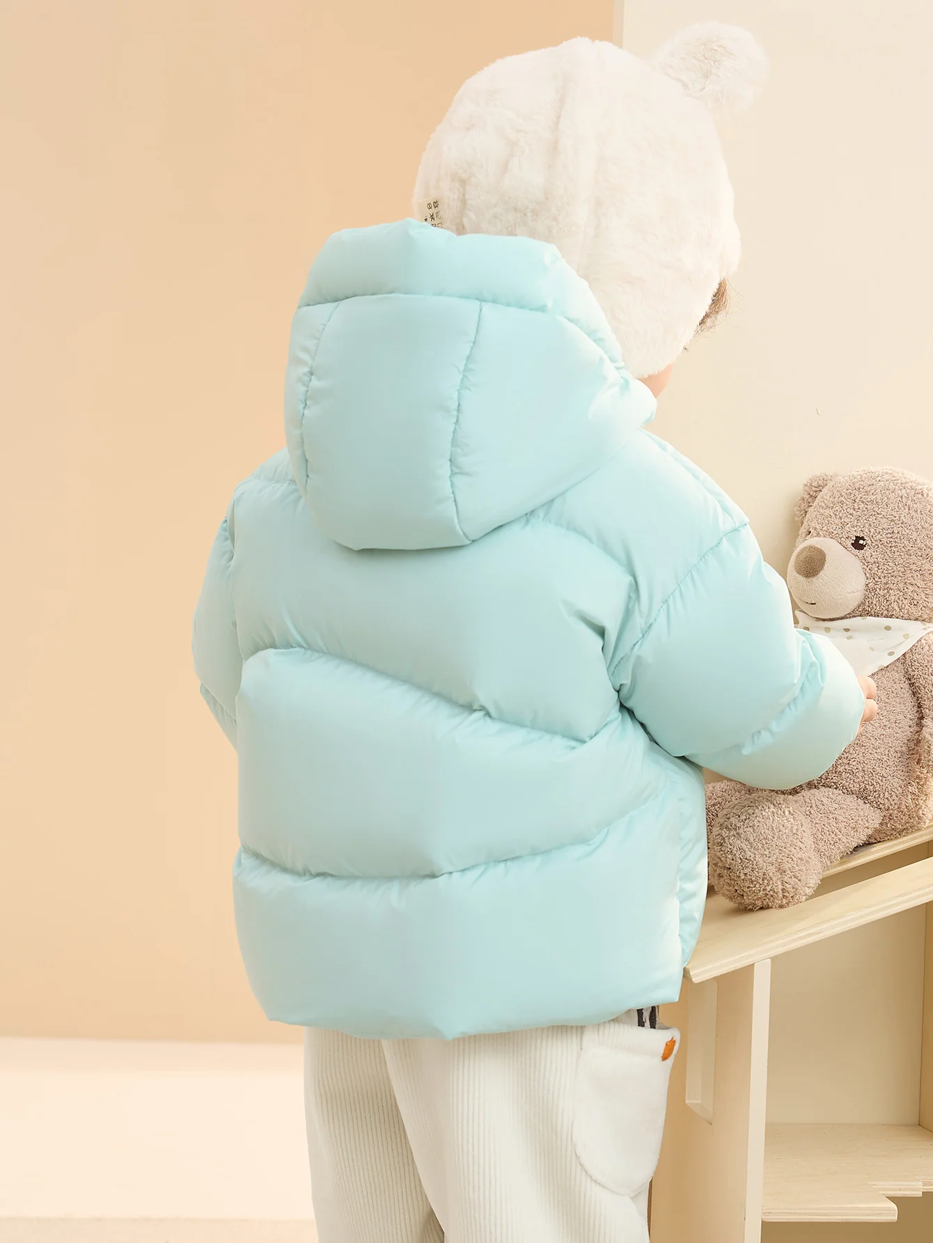 Unisex Baby 3D Animal Pattern Down Jacket - Image 15