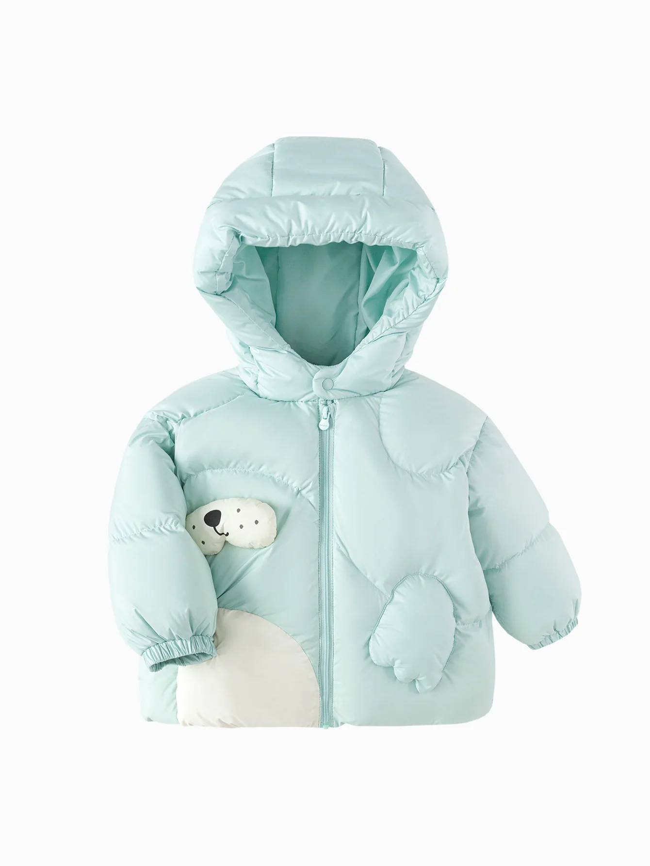 Unisex Baby 3D Animal Pattern Down Jacket - Image 16