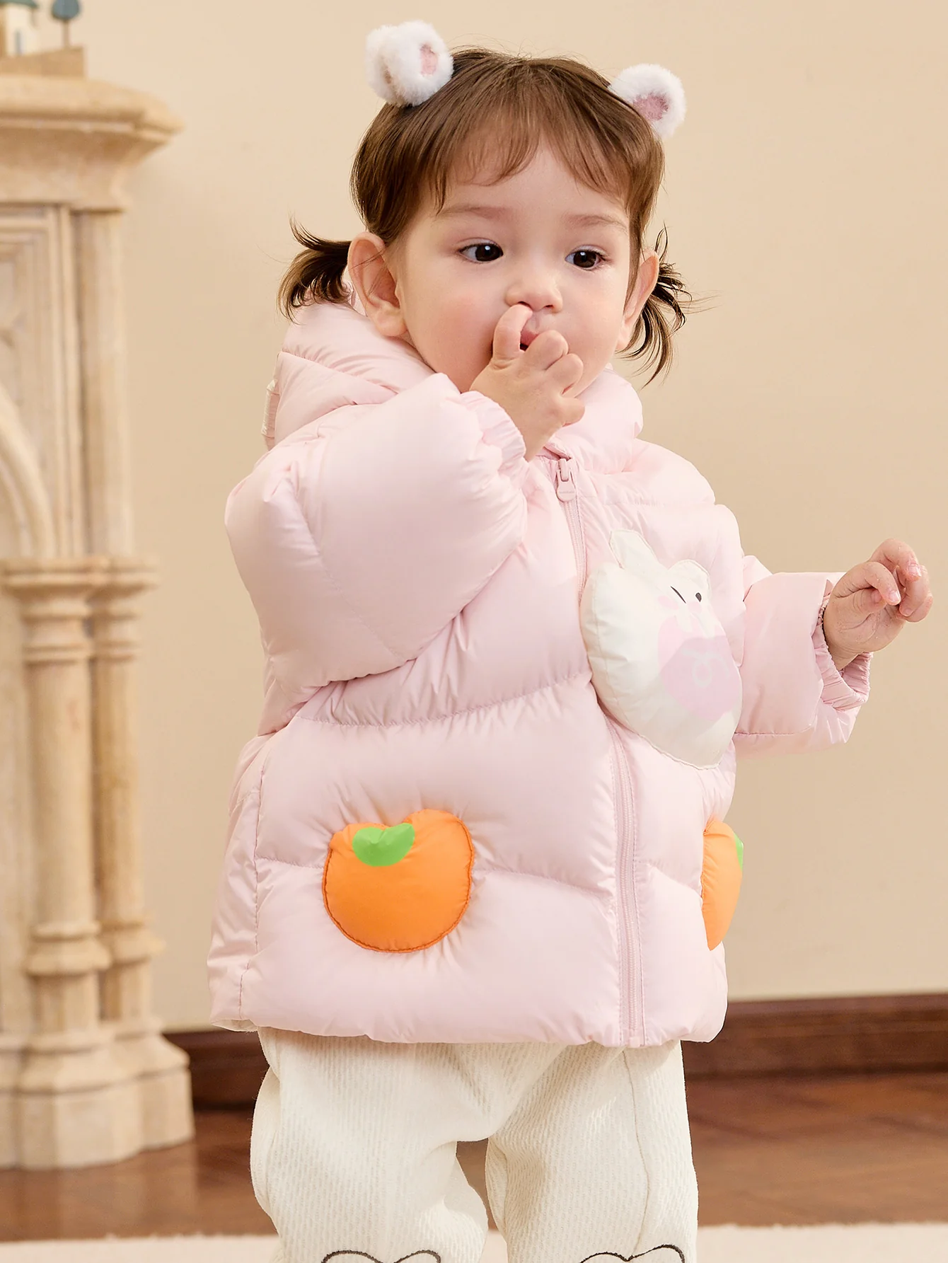 Unisex Baby 3D Animal Pattern Down Jacket - Image 25