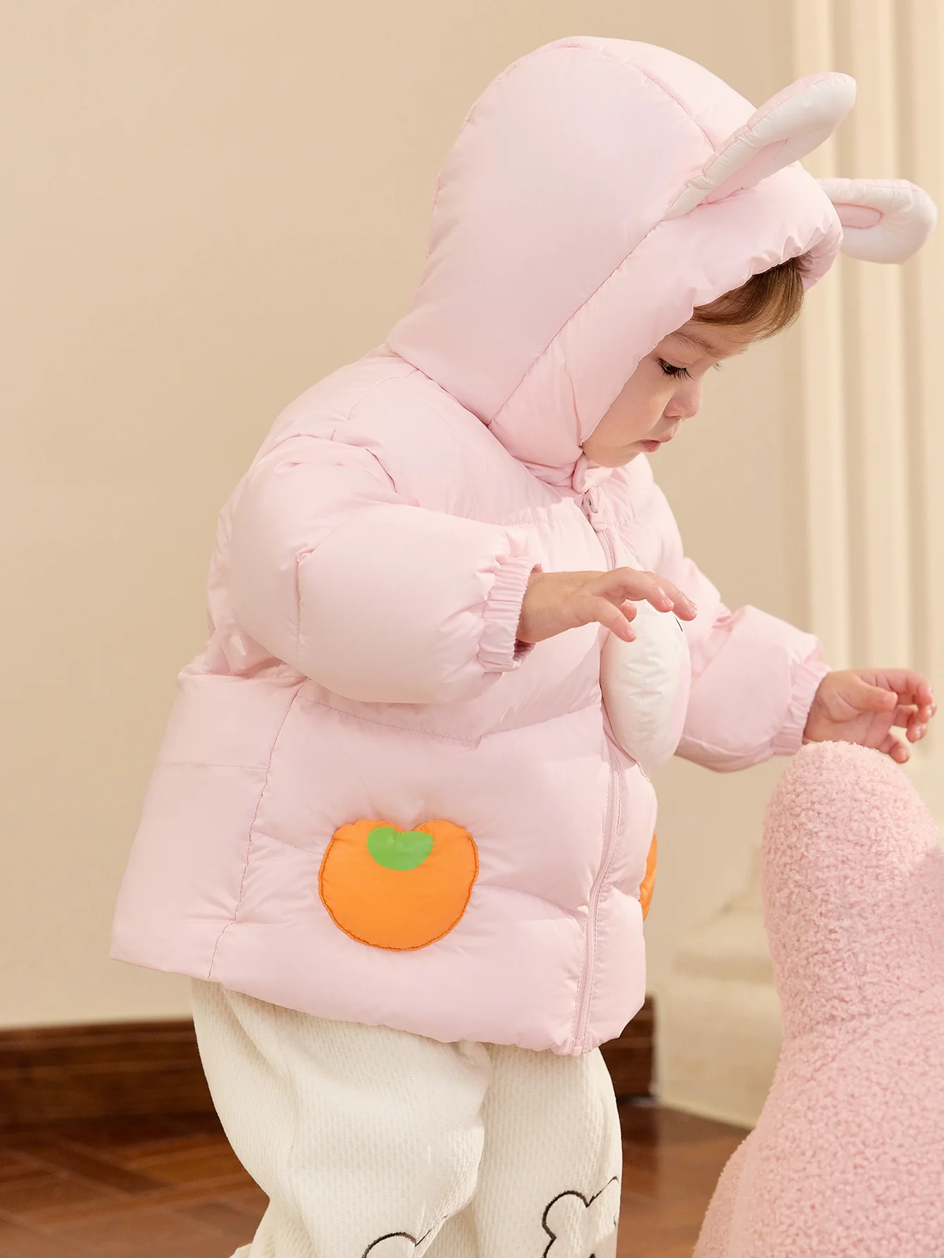 Unisex Baby 3D Animal Pattern Down Jacket - Image 26