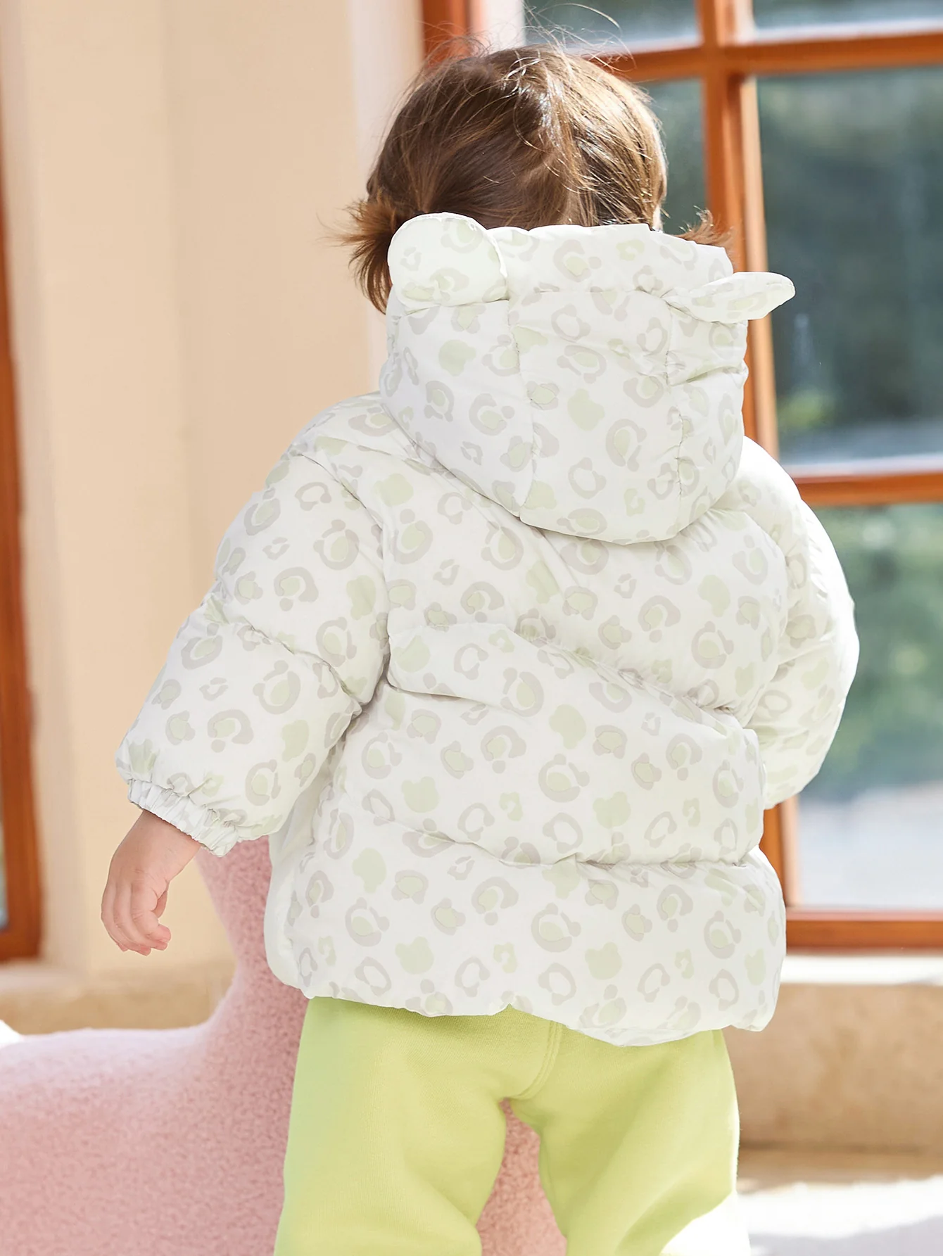 Unisex Baby 3D Animal Pattern Down Jacket - Image 3