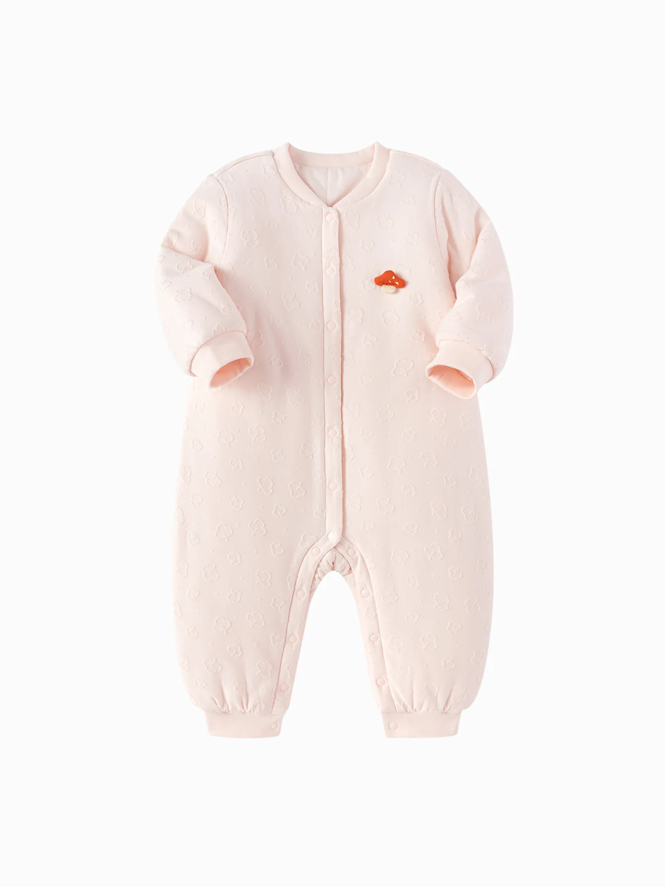 Unisex Baby Floral Striped Jacquard Bodysuit - Image 34