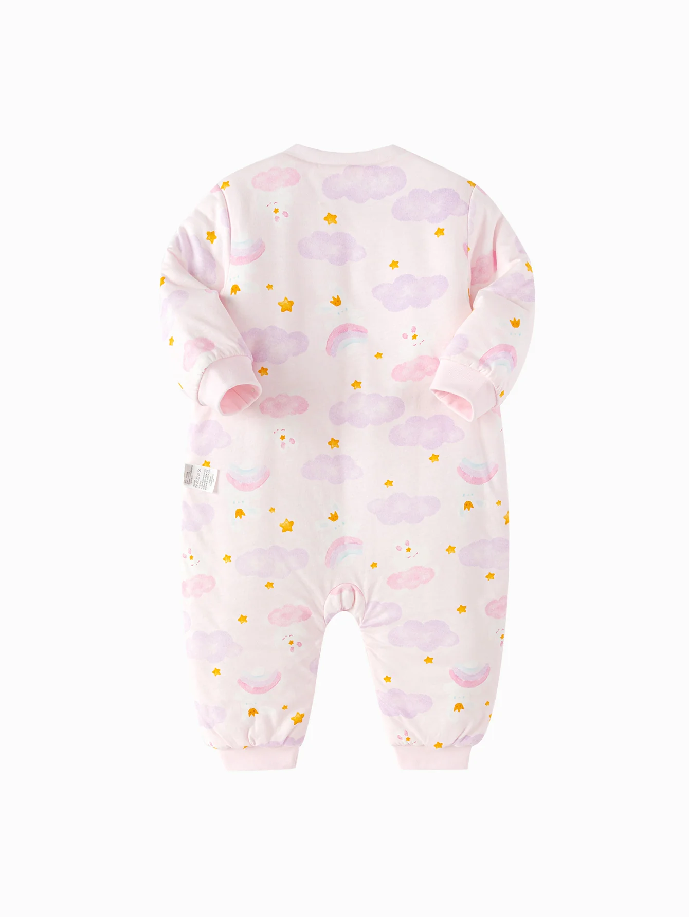 Unisex Baby Floral Striped Jacquard Bodysuit - Image 4