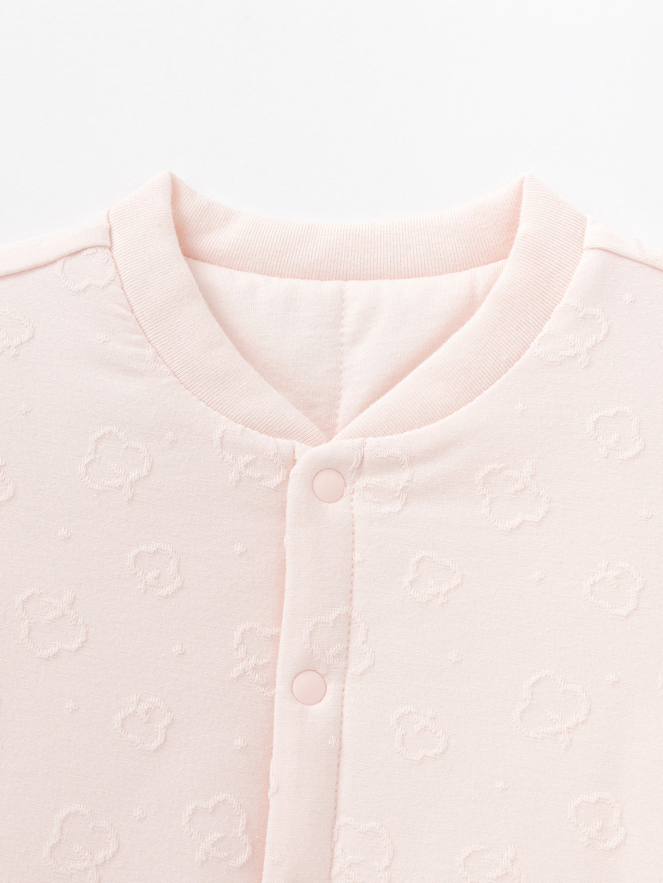 Unisex Baby Floral Striped Jacquard Lining Suit - Image 18
