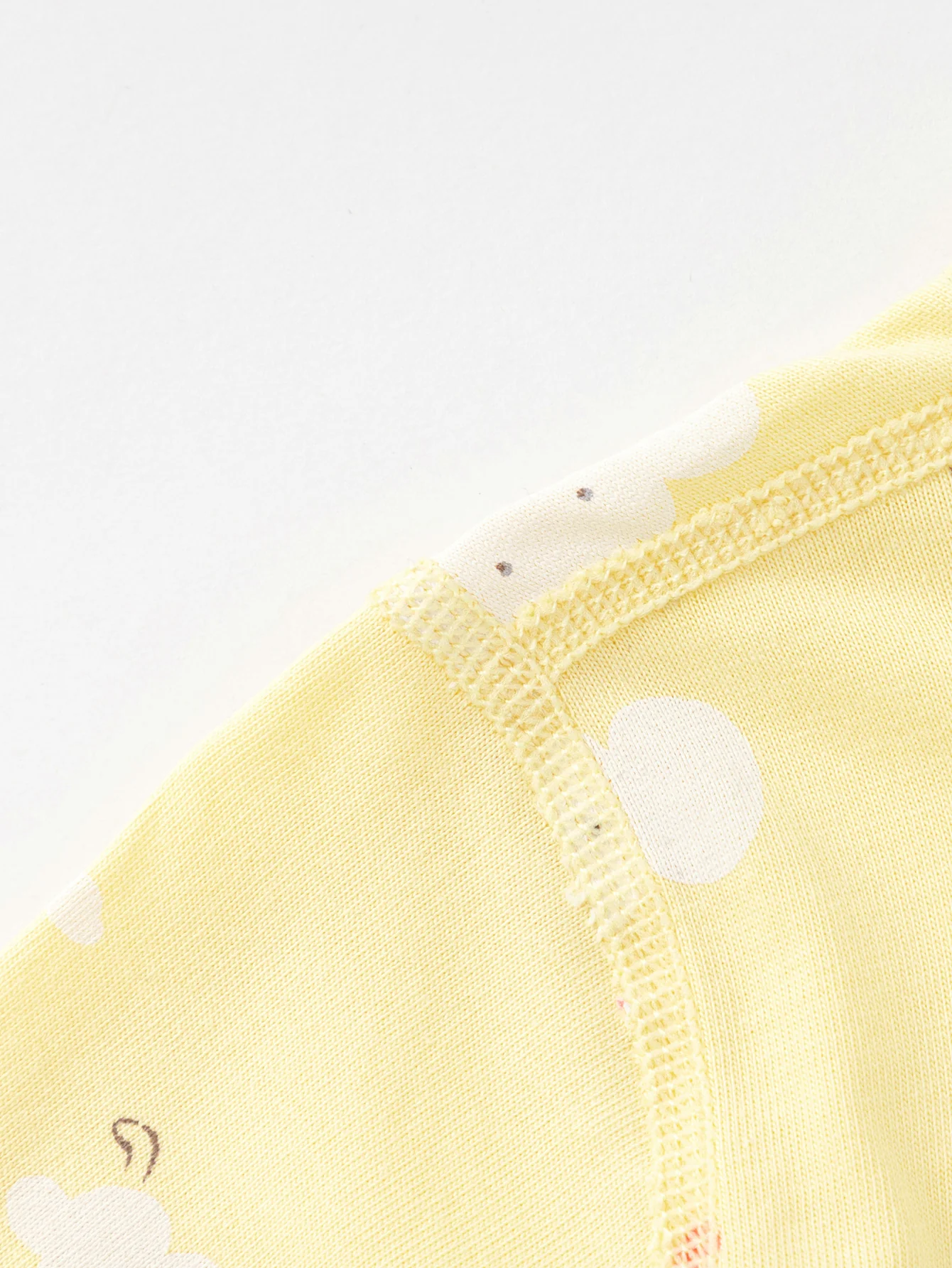 Unisex Baby Yellow White Hue Underwear Top - Image 3
