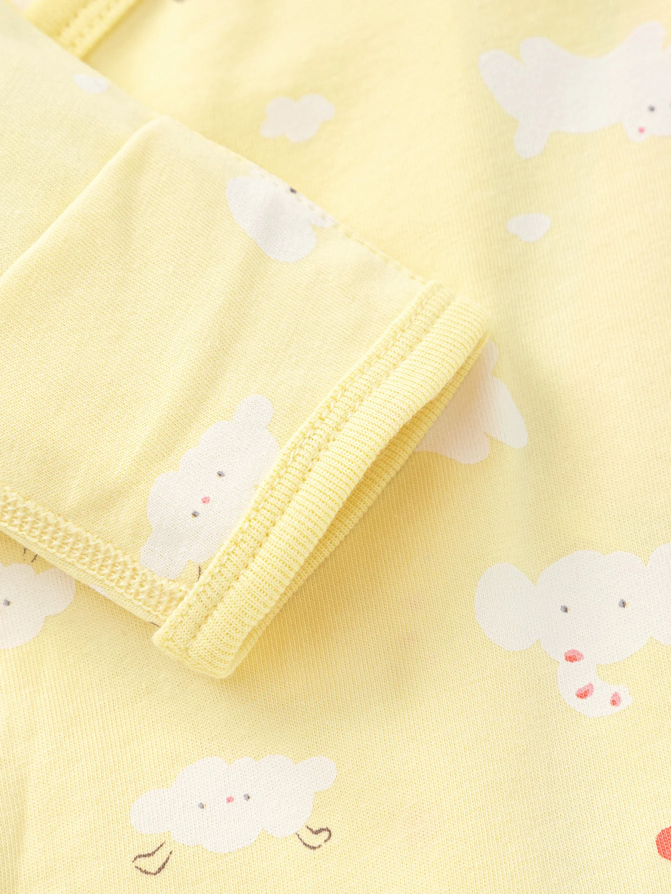 Unisex Baby Yellow White Hue Underwear Top - Image 4