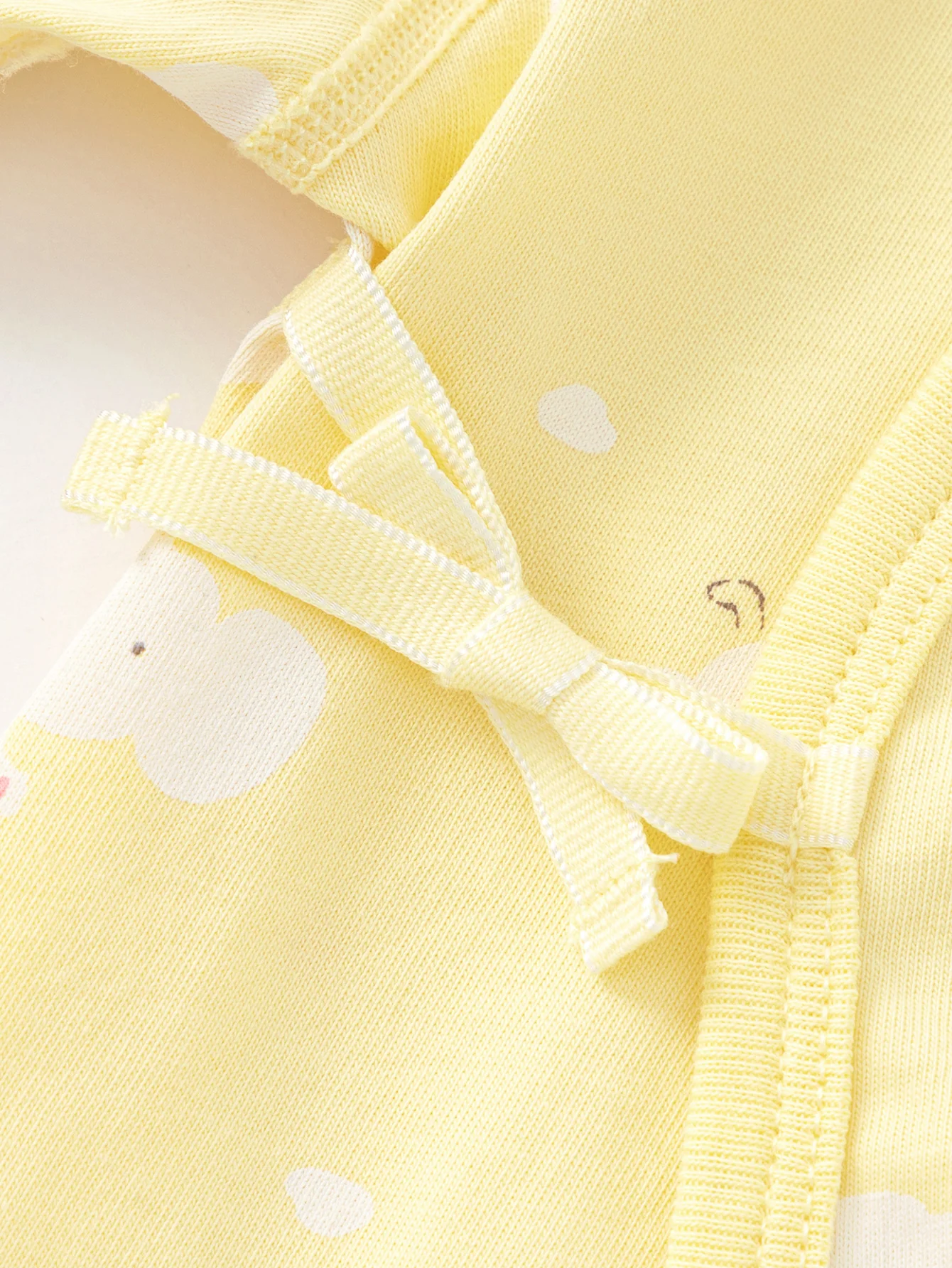 Unisex Baby Yellow White Hue Underwear Top - Image 5