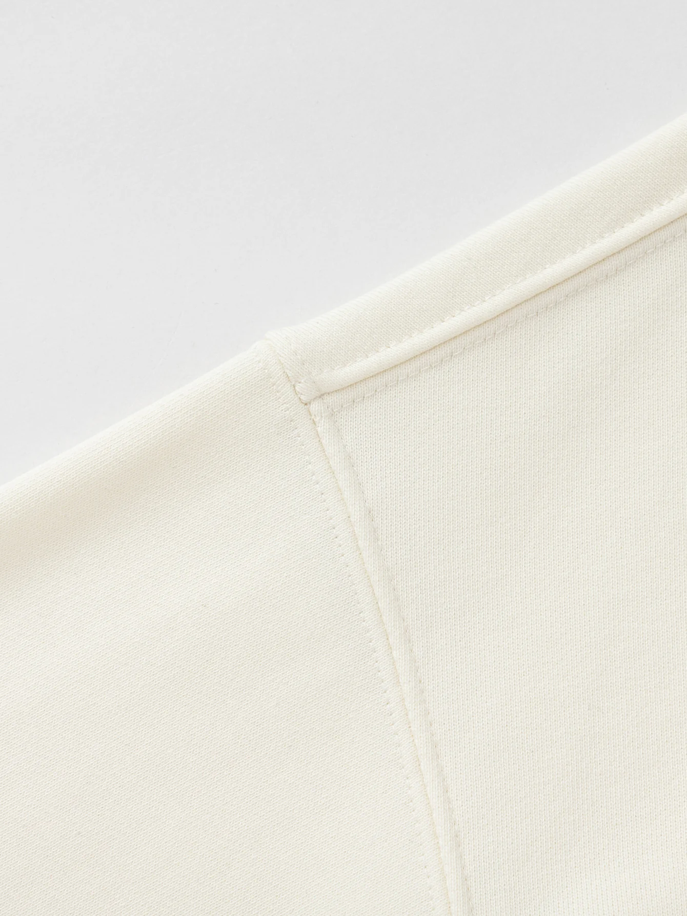 Unisex Daily Life Cream White Letter Hoody - Image 3
