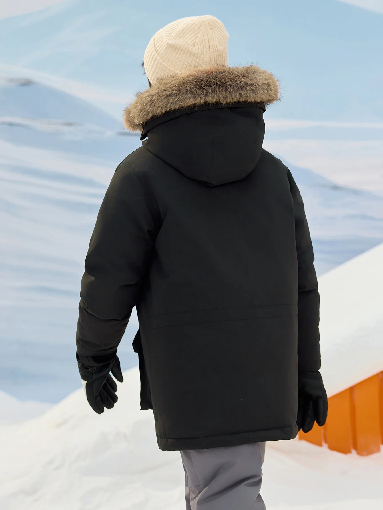 Unisex Kid 3D Embroidered Down Jacket - Image 15