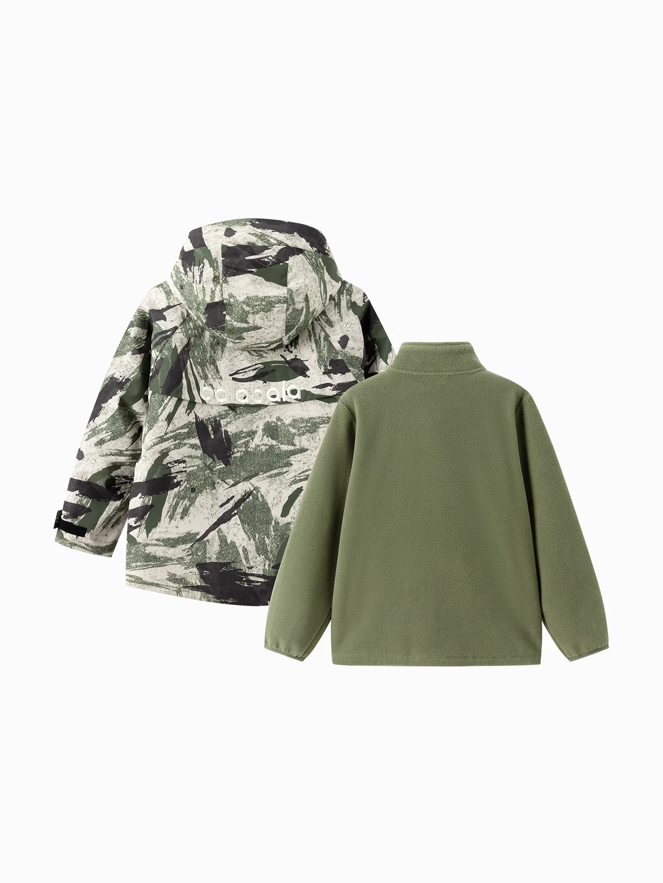 Unisex Kid Two-Piece Luminous Badge Down Jacket - Image 5