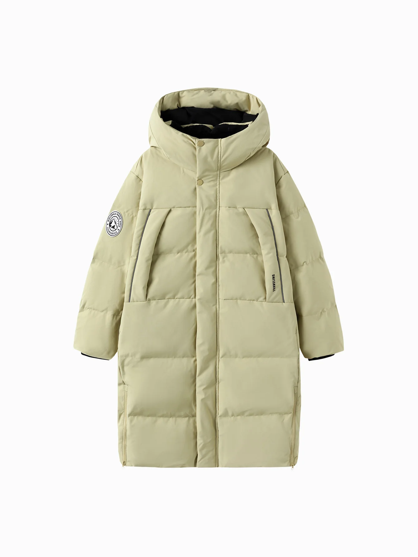 Unisex Parent-Child Reflective Patch Letter Print Down Jacket - Image 10
