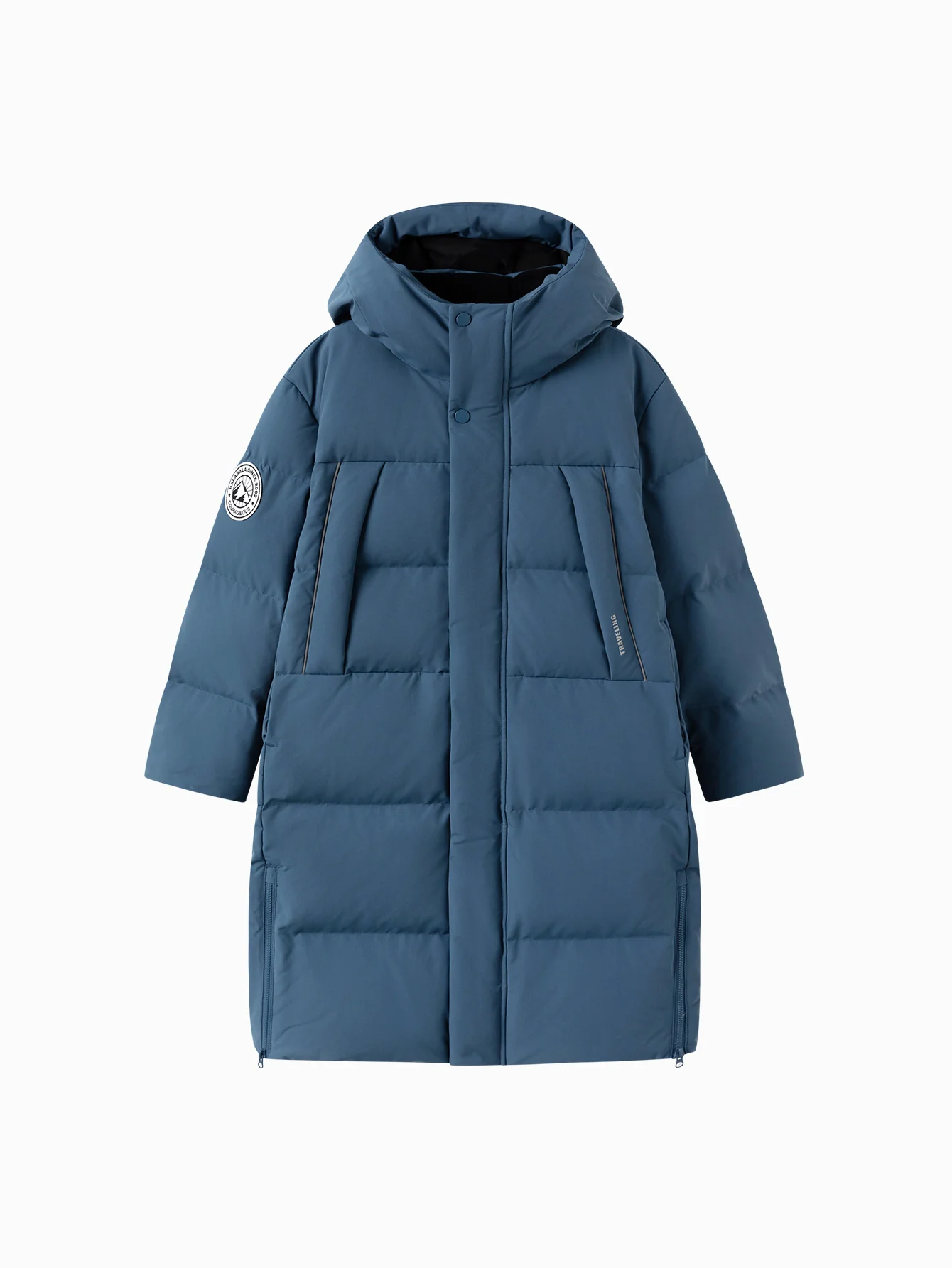Unisex Parent-Child Reflective Patch Letter Print Down Jacket - Image 28