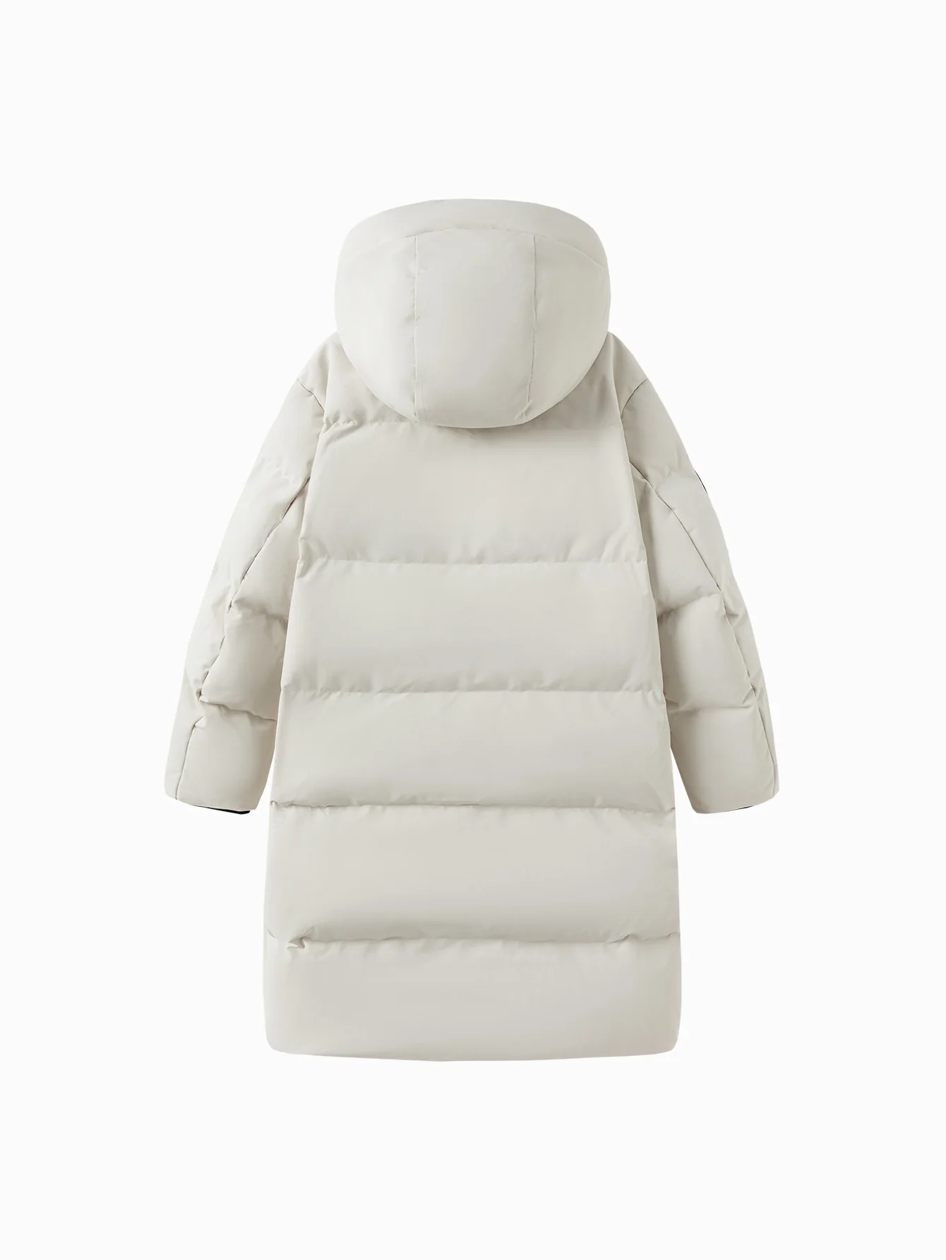 Unisex Parent-Child Reflective Patch Letter Print Down Jacket - Image 5