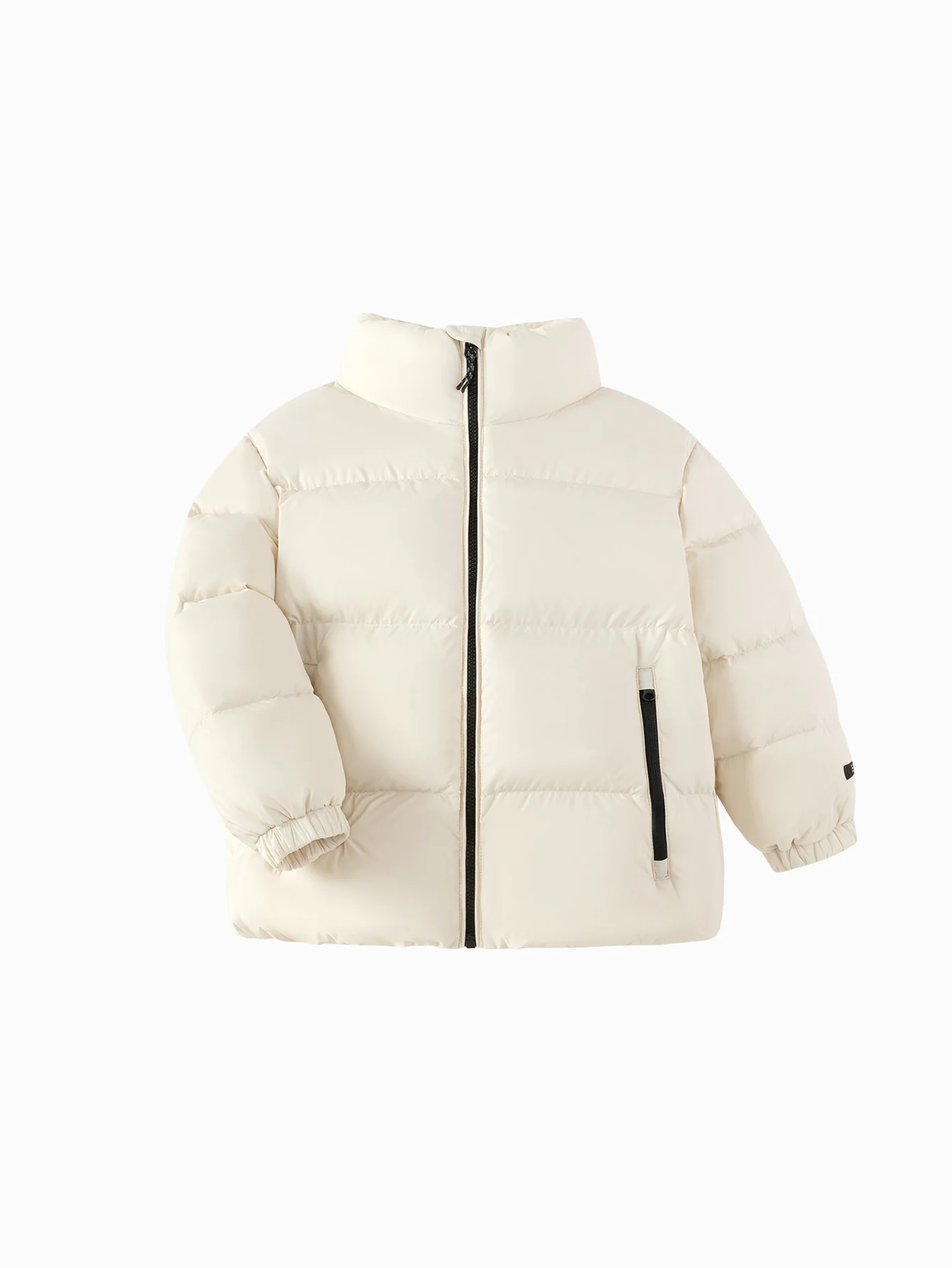 Unisex Parent-Child Stand-Up Collar Contrast Color Down Jacket - Image 10