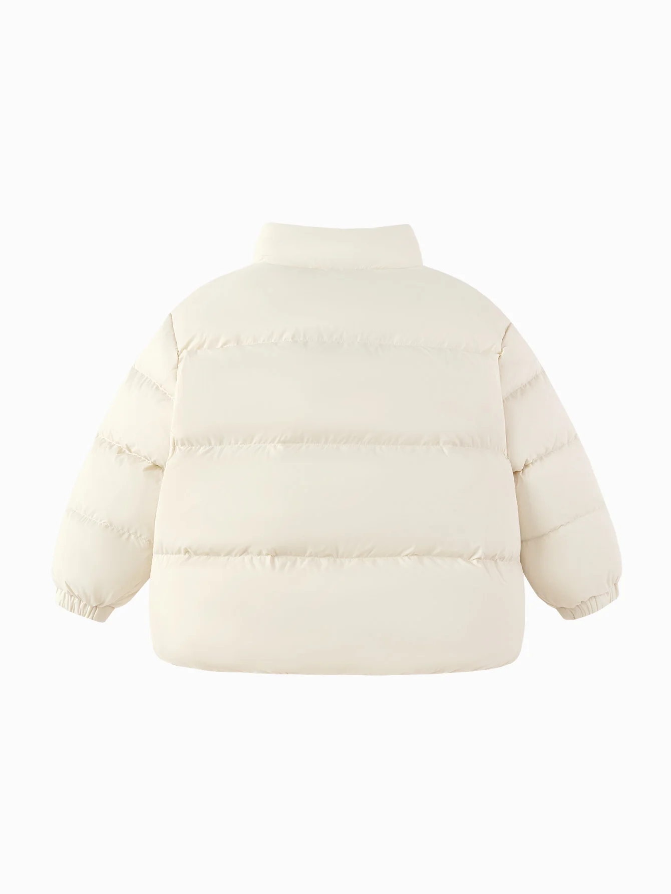 Unisex Parent-Child Stand-Up Collar Contrast Color Down Jacket - Image 11