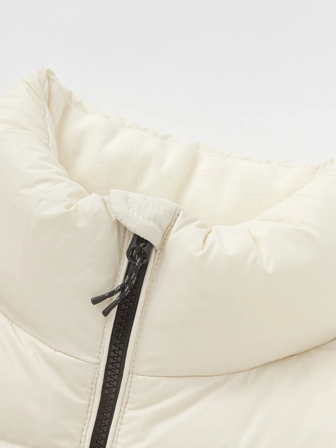 Unisex Parent-Child Stand-Up Collar Contrast Color Down Jacket - Image 12