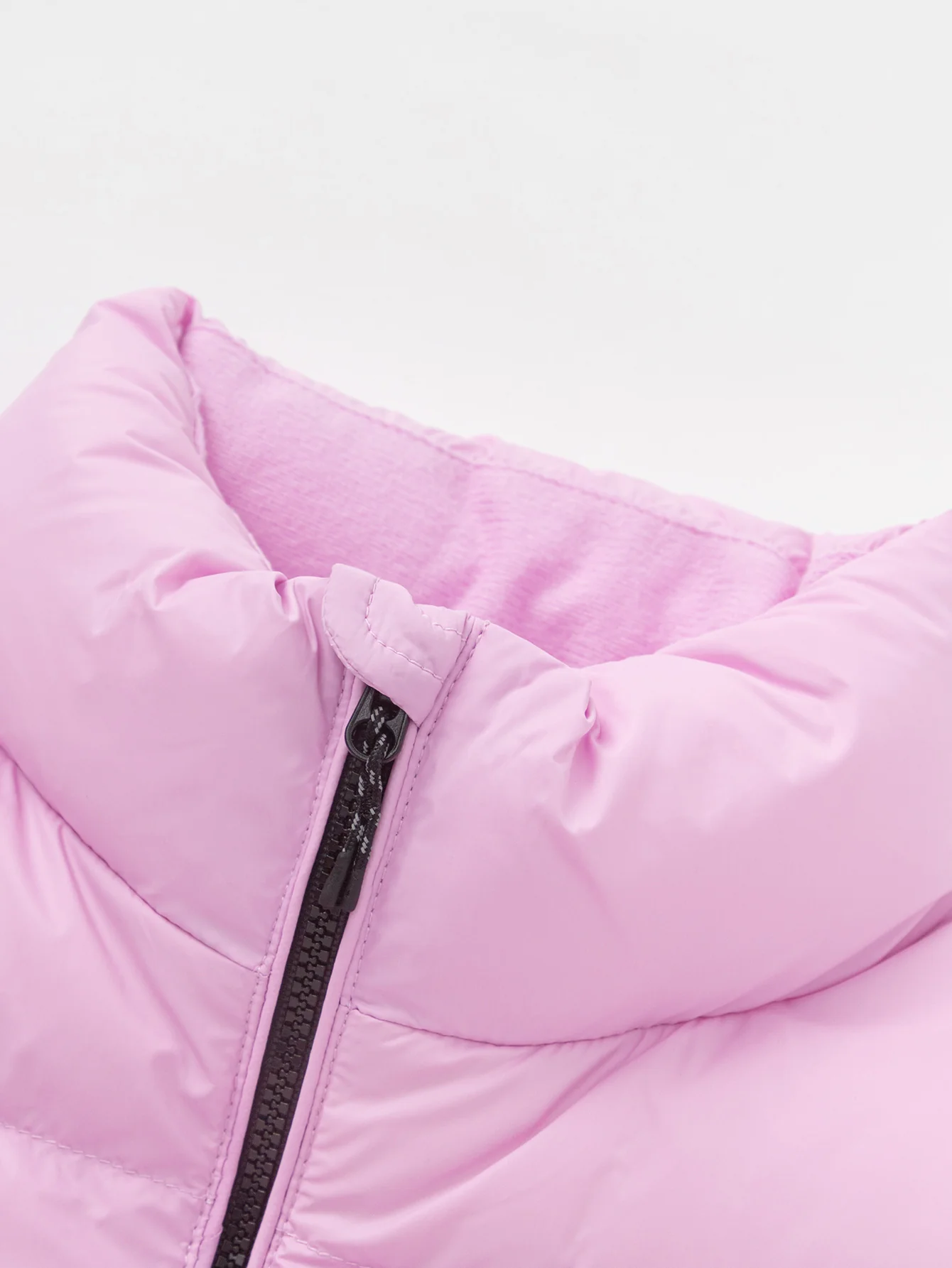 Unisex Parent-Child Stand-Up Collar Contrast Color Down Jacket - Image 18