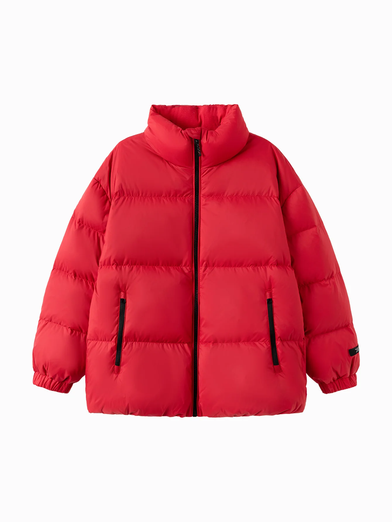Unisex Parent-Child Stand-Up Collar Contrast Color Down Jacket - Image 22