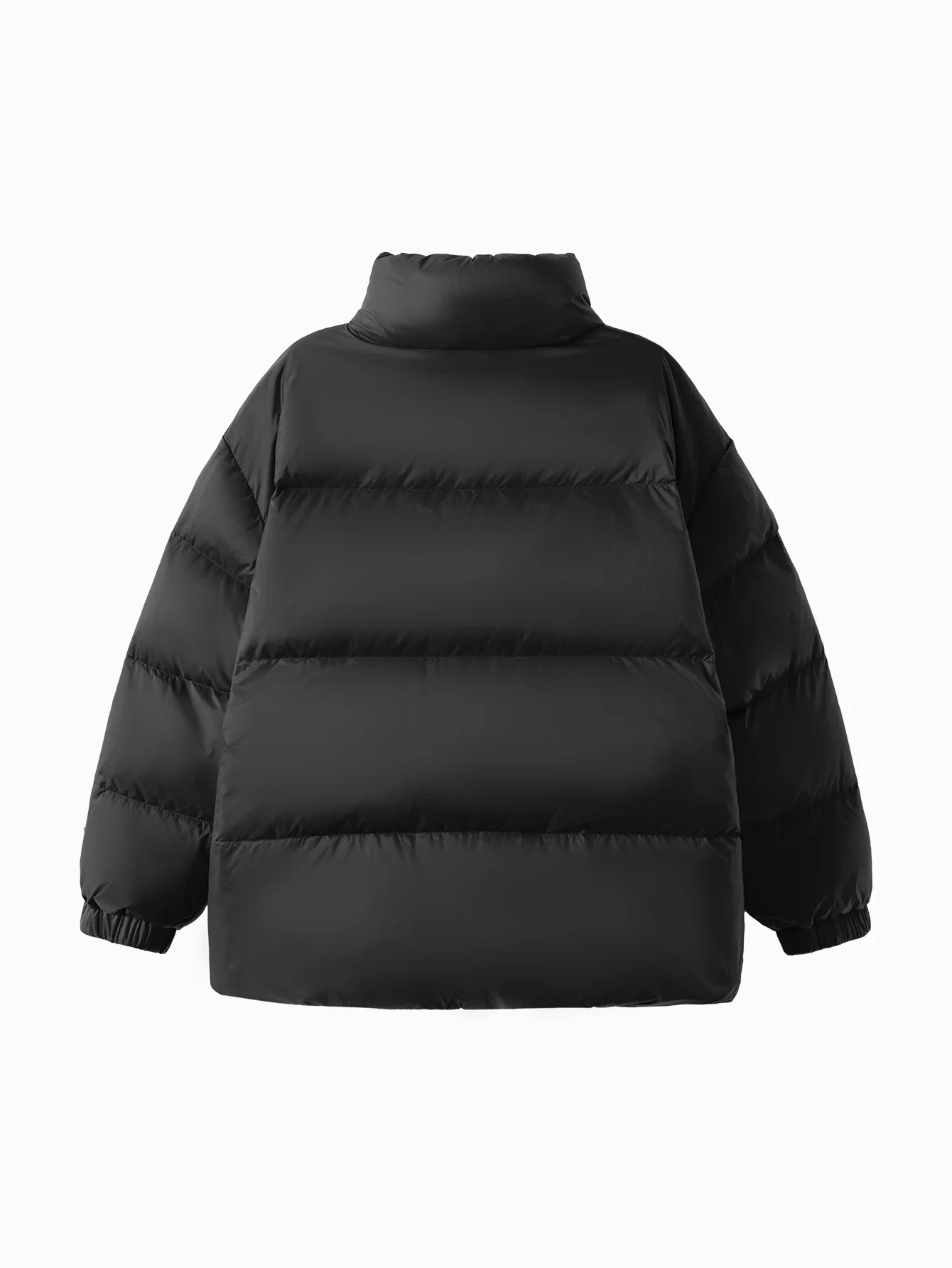 Unisex Parent-Child Stand-Up Collar Contrast Color Down Jacket - Image 35