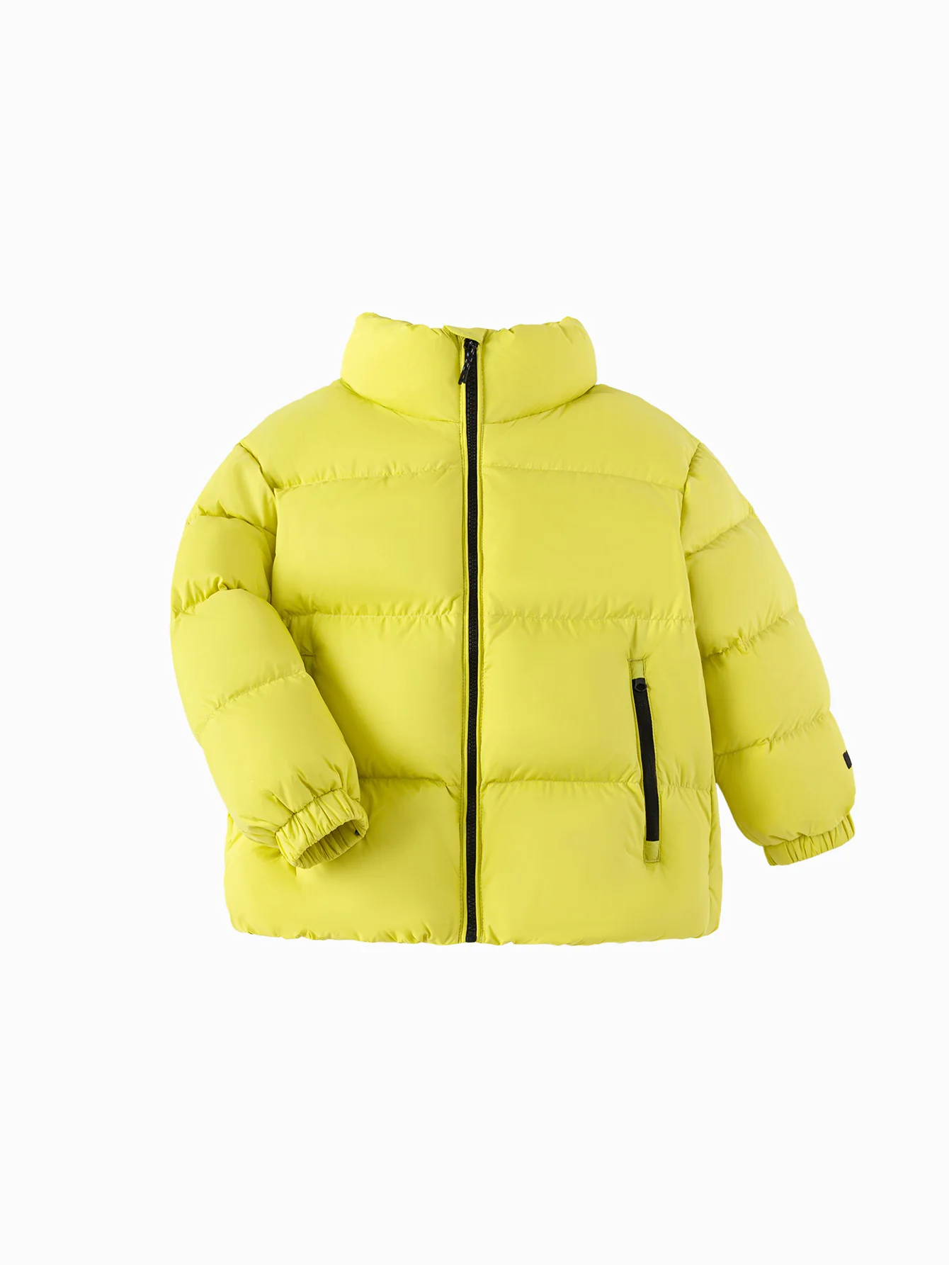 Unisex Parent-Child Stand-Up Collar Contrast Color Down Jacket - Image 4