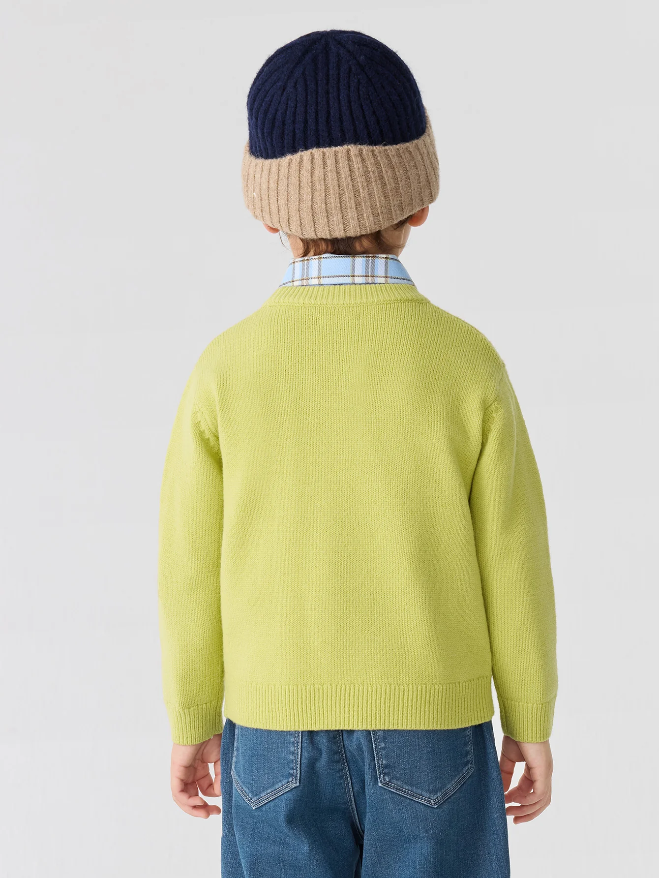 Unisex Toddler And Kid Multi-Color Star Embroidered Sweater - Image 20
