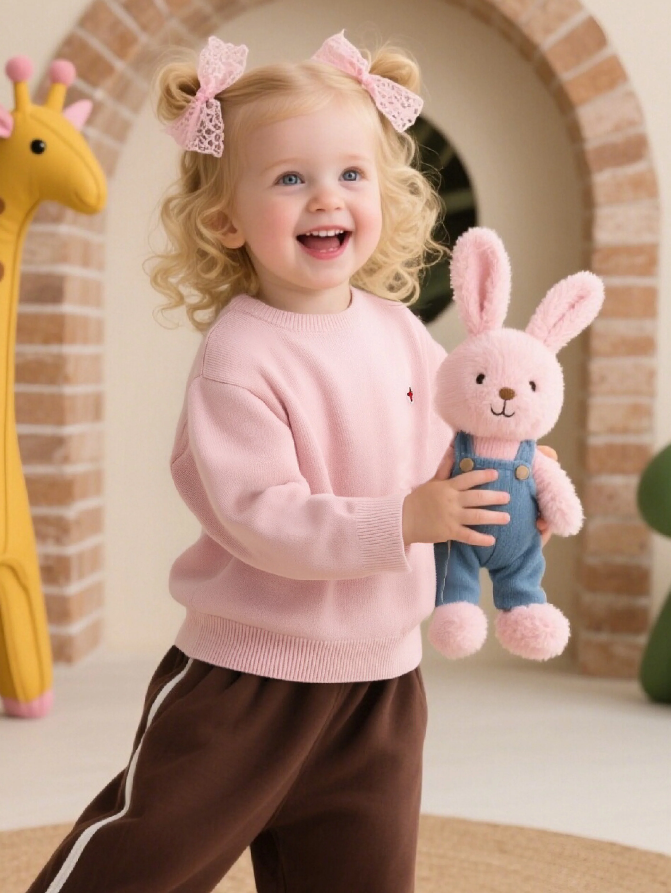 Unisex Toddler And Kid Multi-Color Star Embroidered Sweater - Image 6