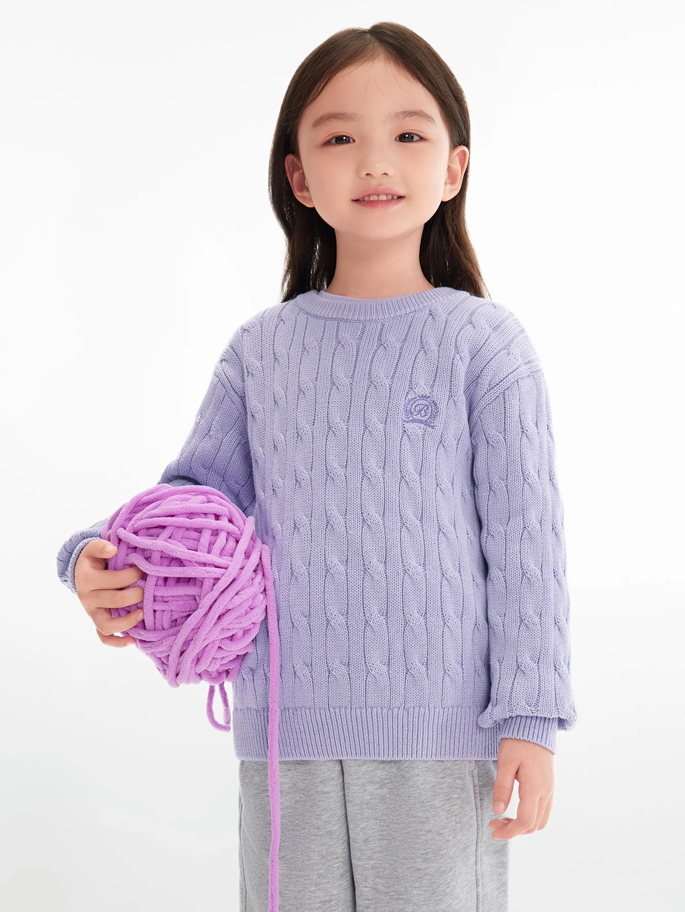 Unisex Toddler And Kid Multicolor Preppy Embroidered Sweater - Image 14